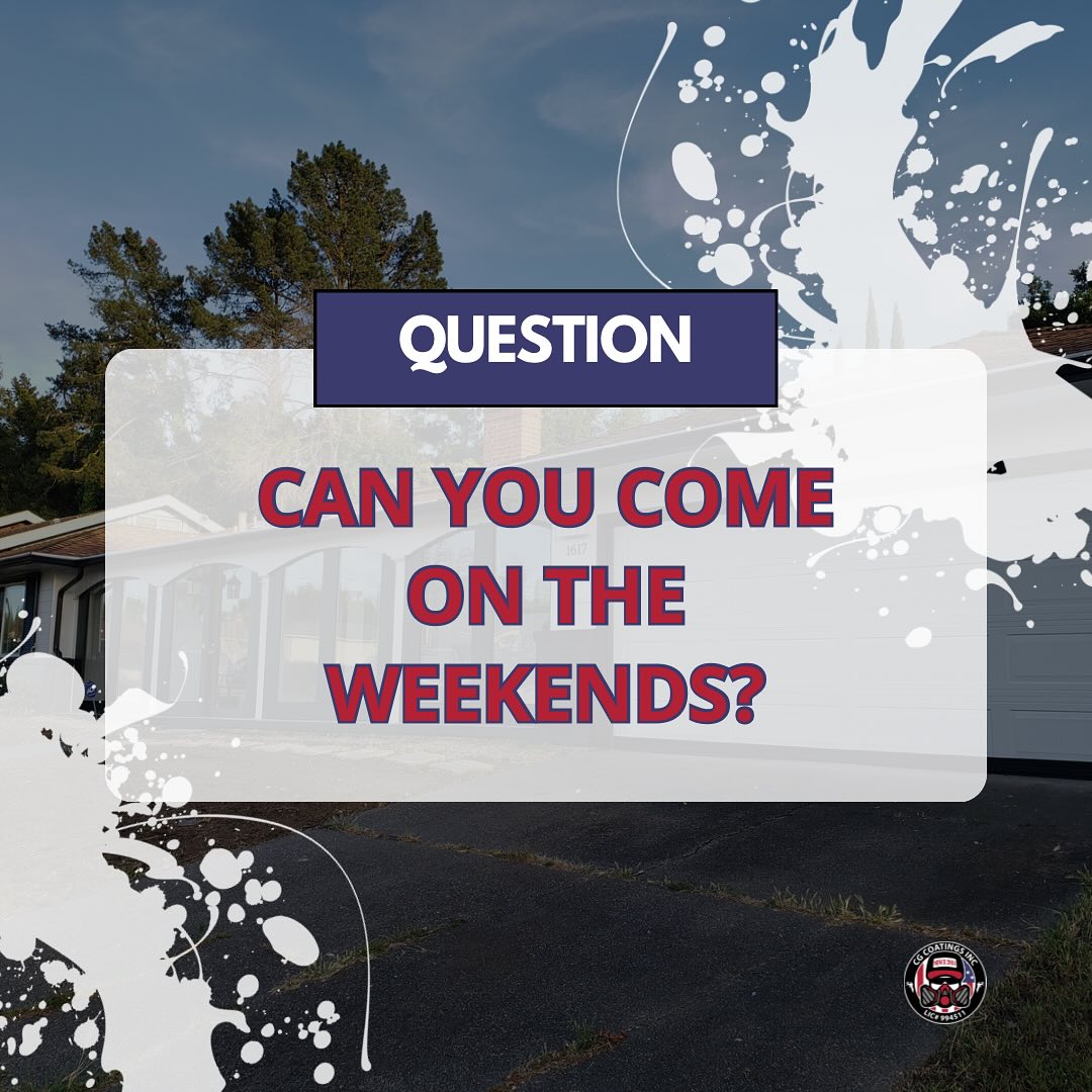 Do you need us on weekends to get the job done? After hours? đAbsolutely! đ We're always ready to go the extra mile for our clients. We prioritize delivering quality service, so whatever the need â our team is always ready to make it happen. #cgcoatings #commercialpainting #paintingcompany #professionalpainting #housepainters #designinterirors
