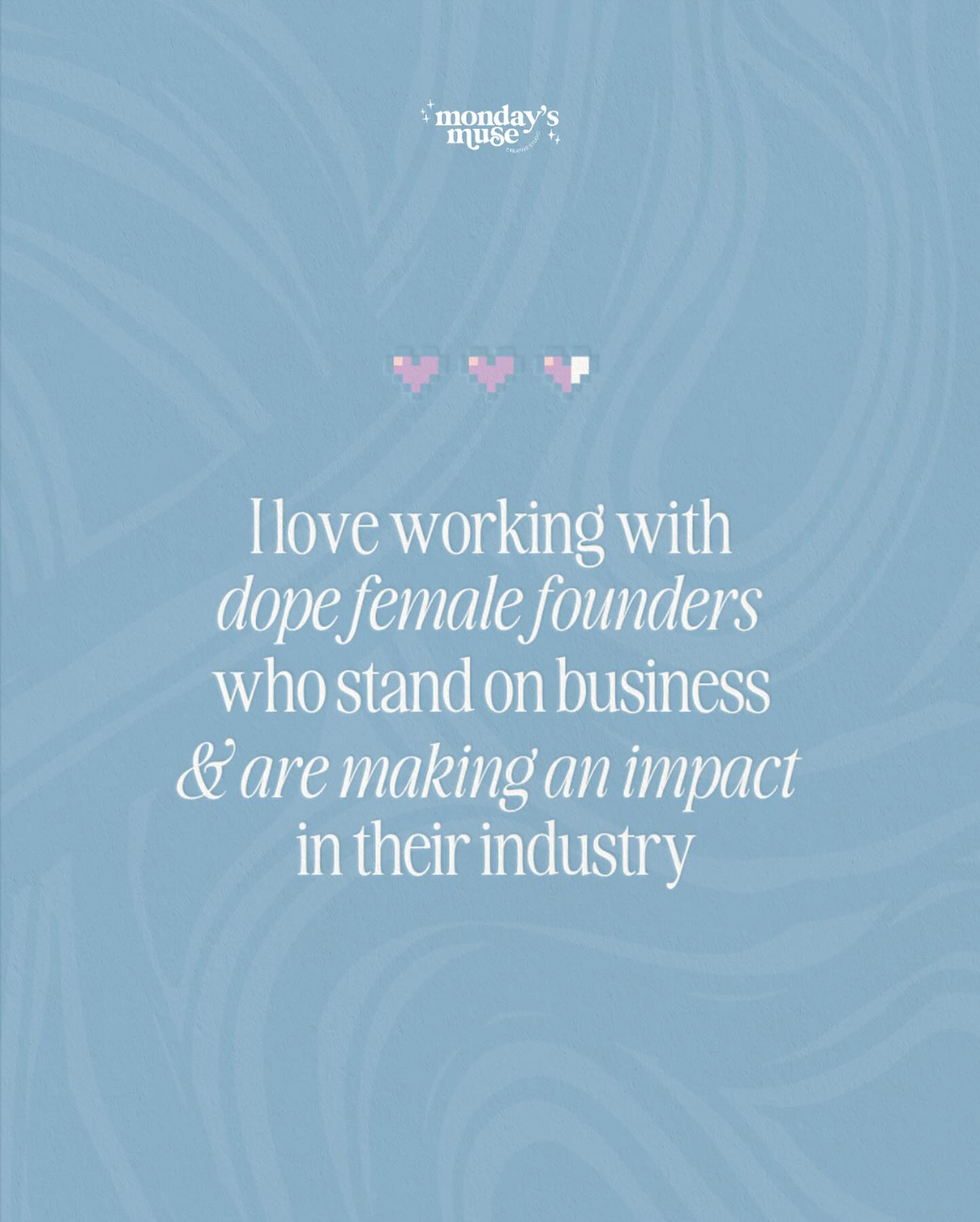 If this sounds like you, letâs partner up. đ¤
I love working with women who stand 1000% on business and arenât just playing the game - theyâre changing it.
Iâm now booking for May & beyond. Click the link in my bio and youâll know what to do. #itsmondaysmuse
#websitedesign #websitedesigner