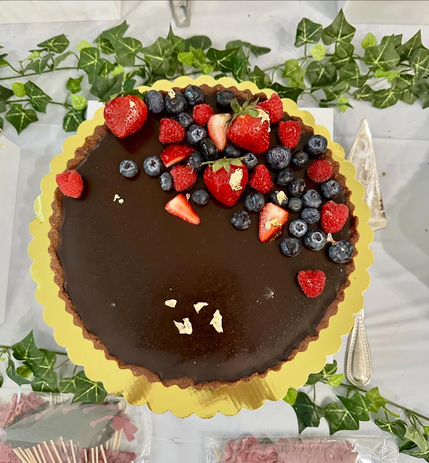 Chocolate Tart 🫐🍓