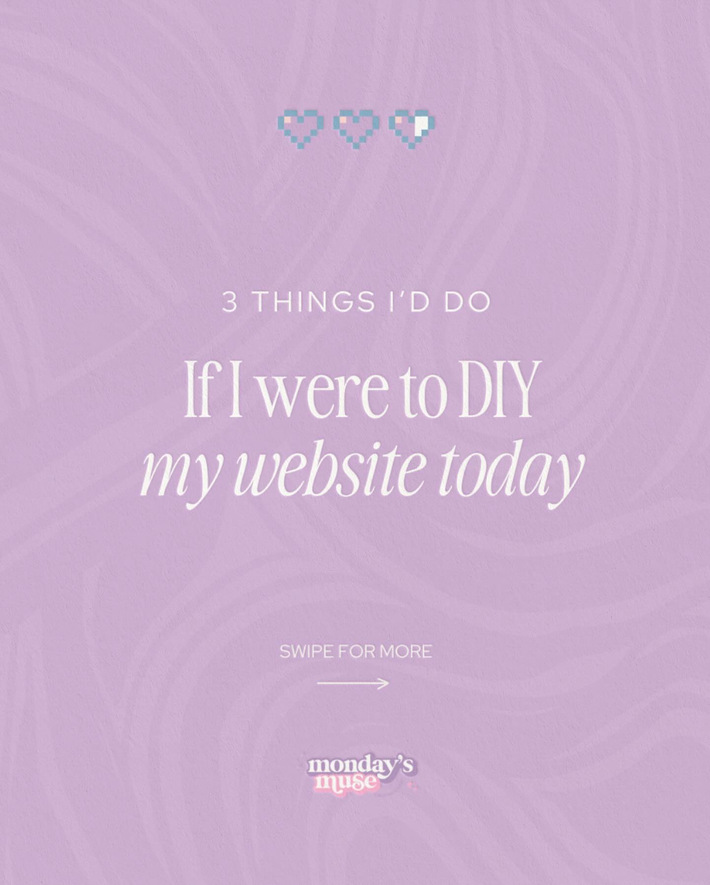 Designing a website can be a lil overwhelming at times, especially when you have no idea wtf you are doing.
So hereâs a few tips on how I would do things if I were to DIY my website for the first time today.
Oh and a little birdie told me about some bonuses⌠All website template purchases now come with a 50+ page, comprehensive af, website planning workbook, and starting June 1, Iâm throwing in a Wix Editing How-To Course too!
Already got your template? No worries, Iâll be following up to see if youâd like access to the course once it launches. #itsmondaysmuse
#websitedesign #wixwebsite #websitetemplate