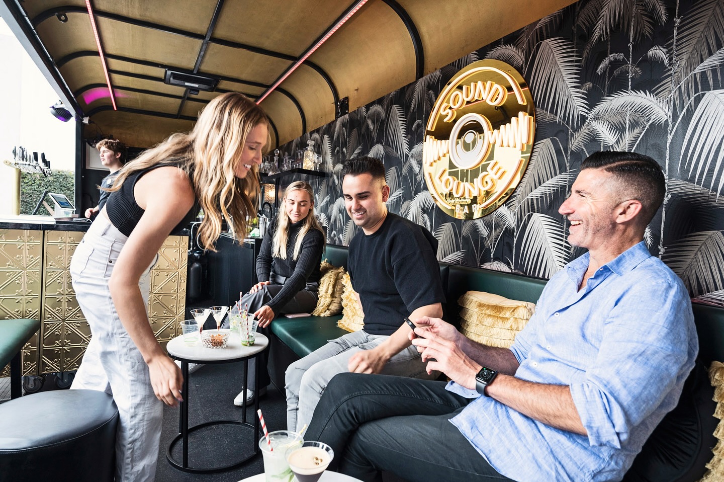 Looking for that VIP feeling?
Our lounge section is perfect for the VIPs at your next event, with table service included!