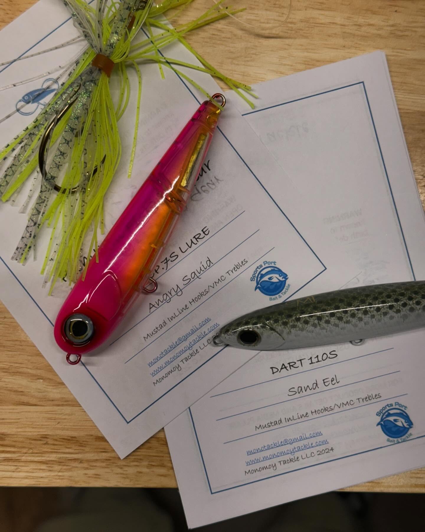 I’m excited to announce that Monomoy Tackle products will be available at Sports Port in Hyannis. Thanks to Amy and her team for the opportunity. If you are in the area this weekend looking for sea bass, fluke, striper, and bluefish gear, please stop in. #shoplocal #myfishingcapecod #onthewatermagazine #monomoytackle #nantucketsoundfishing #capecodfishingreport @sportsportoldsalt