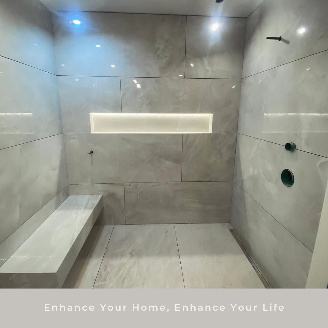 Another bathroom renovation is on top of the list. XL slabs are definitely our favorite.
FREE estimate contact us to discuss your potential project. #bathroomdesign #remodeling #floor&decor#design #washingtondc #dmvinteriordesigner
📞(240) 242-9316
📧frvremodeling.com
