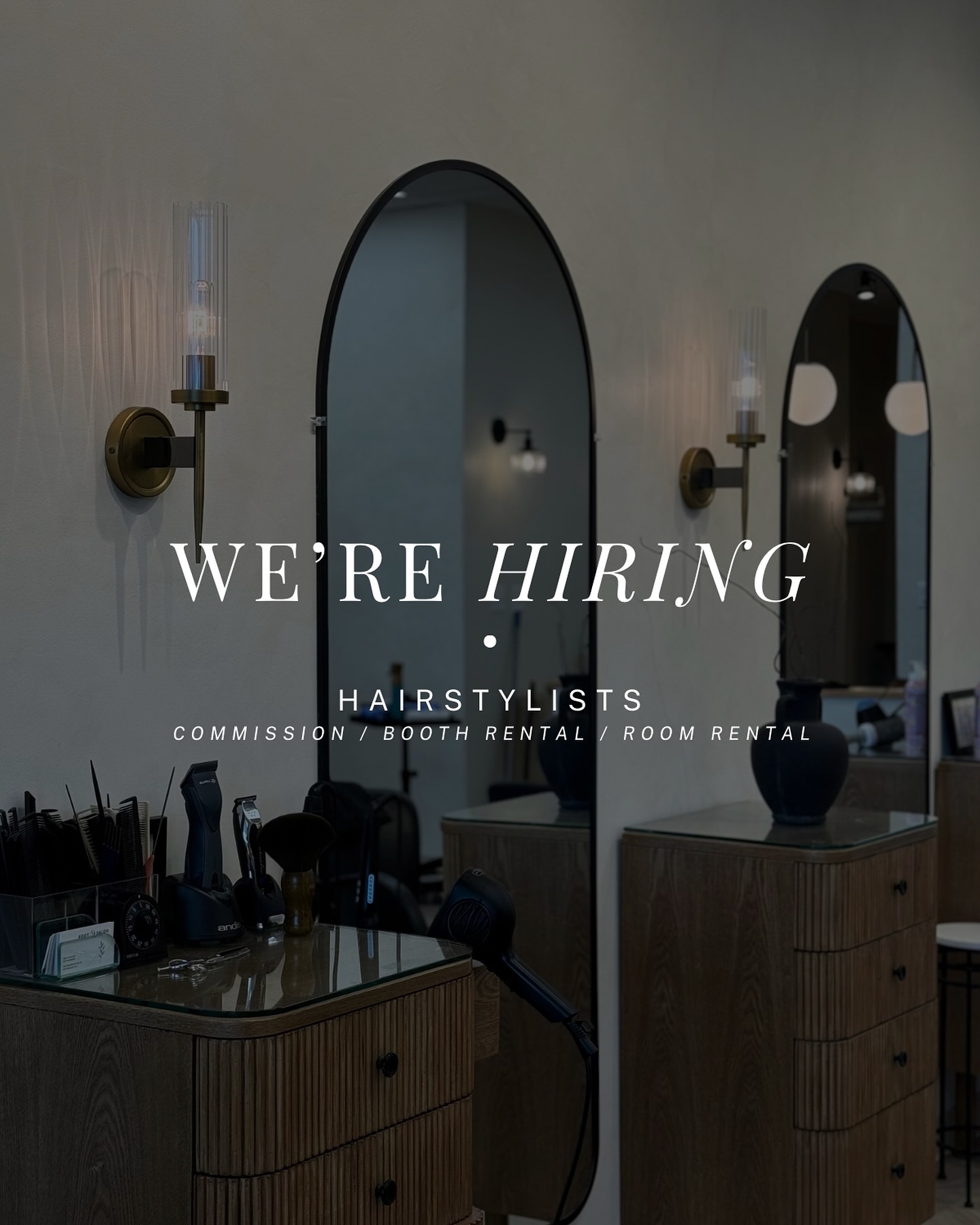 Grow your roots with us 🤎 We’re hiring Hairstylists!
We’d love for you to be a part of our team if:
💇♀️ Hair is your art & passion!
✨ You get excited about creating a magical salon experience for your clients
🤝 You’re looking for a salon family to uplift and support you
📍You’re ready to grow your clientele in a thriving, populated area
🌱 You love a modern, relaxing, and organic salon vibe
🥰 You’re a team-player, nurturing, & kind by
nature
This position is open to commission, booth rental, and room rental. A clientele following is required.
Head over to the link in our bio or www.root7salonmd.com/careers for more information. We can’t wait to hear from you!
Love,
The Root 7 Salon Family
#hiring #hiringhairstylist #hairsalon #hair #stylist #marylandjobs #marylandcareers #job #nowhiring white marsh baltimore maryland hiring hairstylist