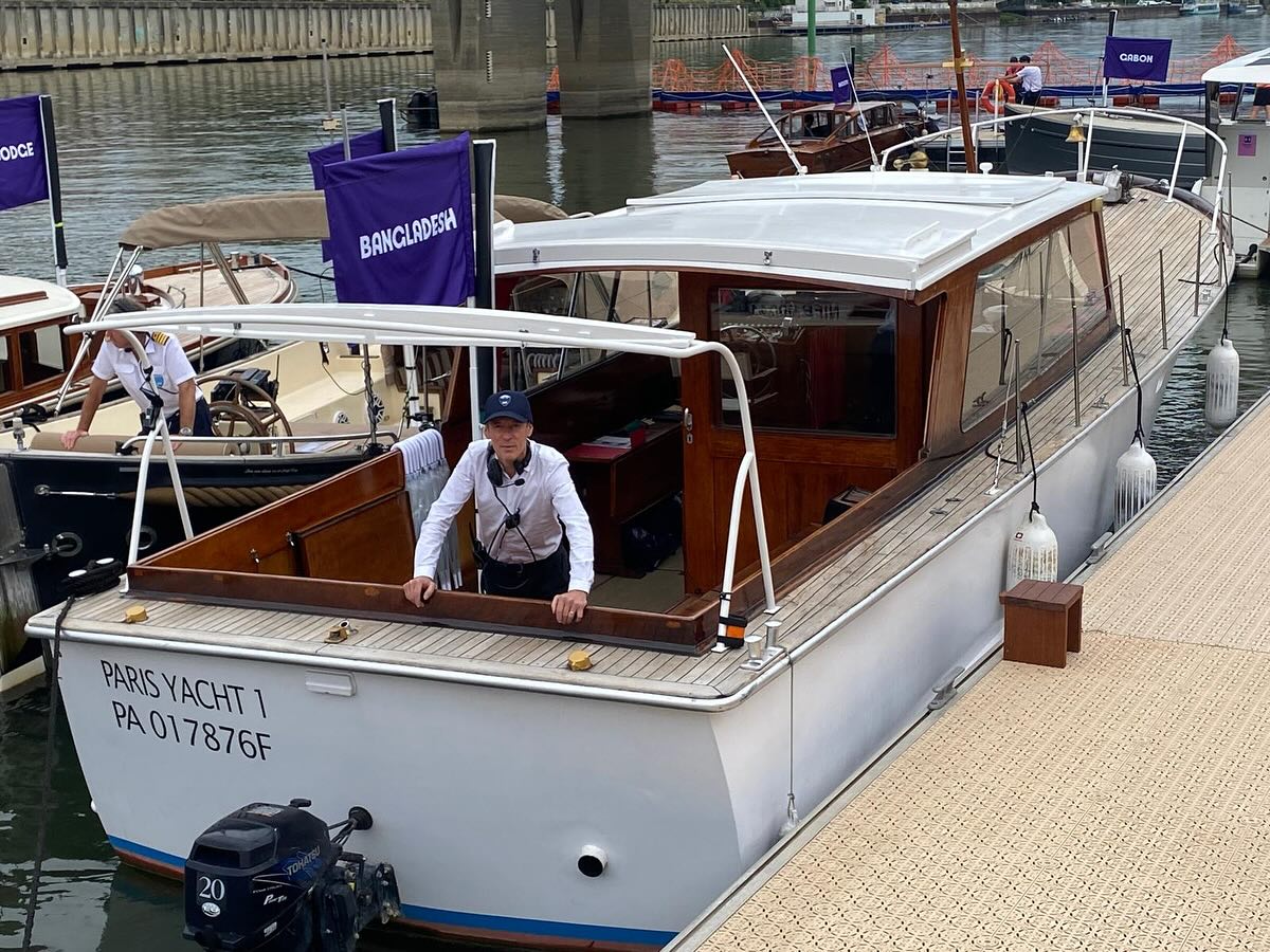 @parisyacht1 is ready to cruise for the Olympics Game! See you at 7.45pm on TV 👋🏼
#paris2024 @paris2024