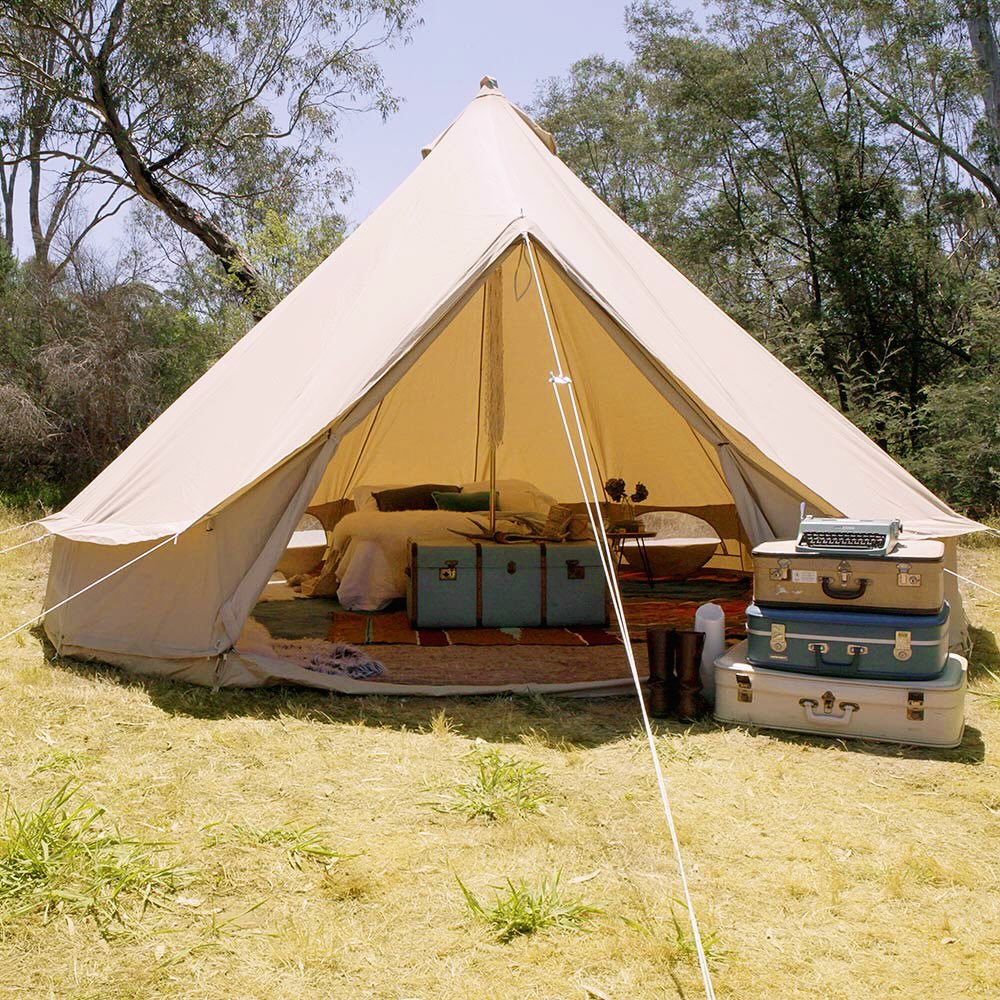 🌟 Experience Glamping Like Never Before at TGL Adventures! 🌟
We’re thrilled to announce that we’ve just added 16 luxurious 5-meter bell tents to our offerings! Each tent comes fully equipped with a queen-size bed (with linens), a cozy rug, and power—everything you need for an unforgettable camping experience.
Whether you’re planning a business retreat, a church group outing, a family reunion, or just a getaway with friends, we’ve got you covered! No more worrying about setting up tents or sleeping on the ground. Just arrive, relax, and enjoy the great outdoors in comfort.
Ready to book your glamping adventure? For rates and more info, drop us an email at TGLadventures@gmail.com or give us a call at 256-693-3693.
Adventure awaits—let’s make your next group getaway one to remember! 🏕️✨