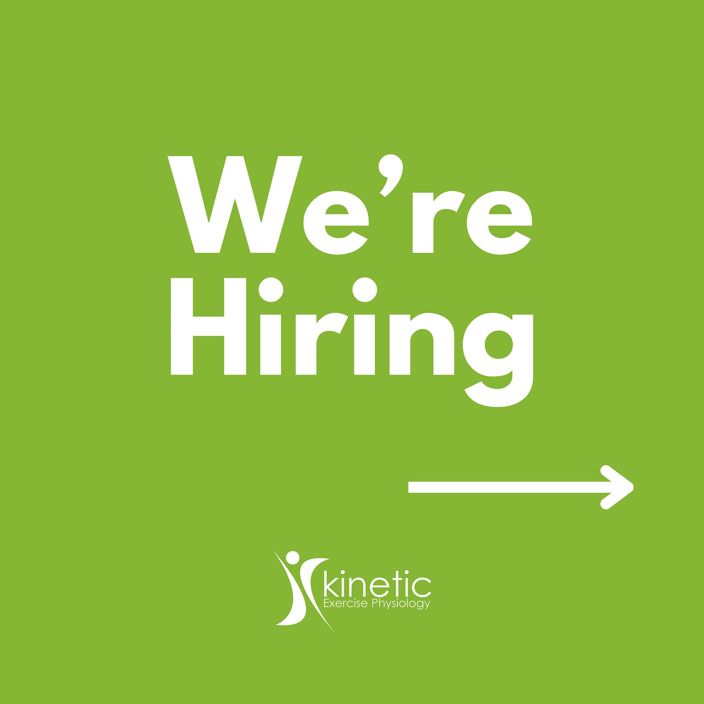 Are you our next Exercise Physiologist? ✨
We’re looking for a passionate Accredited Exercise Physiologist to join our collaborative team.
Why work with us?
Our specialist clinic is dedicated to improving the quality of life for people of all ages through specialised exercise. Working in a small, close-knit team, your expertise will be valued and you’ll build lasting relationships with our inspiring and loyal clients. You’ll have the opportunity to develop individual and group programs for people with various needs and backgrounds, including chronic disease management, rehabilitation, health and wellbeing clients and NDIS participants.
You’ll also be offered:
➡Competitive salary based on experience
➡Opportunities for career growth and professional development
➡Supportive and collaborative team culture
➡Diverse caseload that challenges and inspires
➡Flexible work hours to maintain work-life balance – enjoy an early Friday knock-off!
Don’t miss out on this rewarding opportunity to make a difference in your community. Give our friendly team a call to learn more, or send us your resume to be considered.
New graduates are encouraged to apply!
📲 03 5021 0337
📧 info@kineticep.com.au
.
.
.
#essa #accreditedexercisephysiologist #aep #alliedhealthjobs #alliedhealthjobsaustralia #exercisephysiologyjobs #jobsmildura