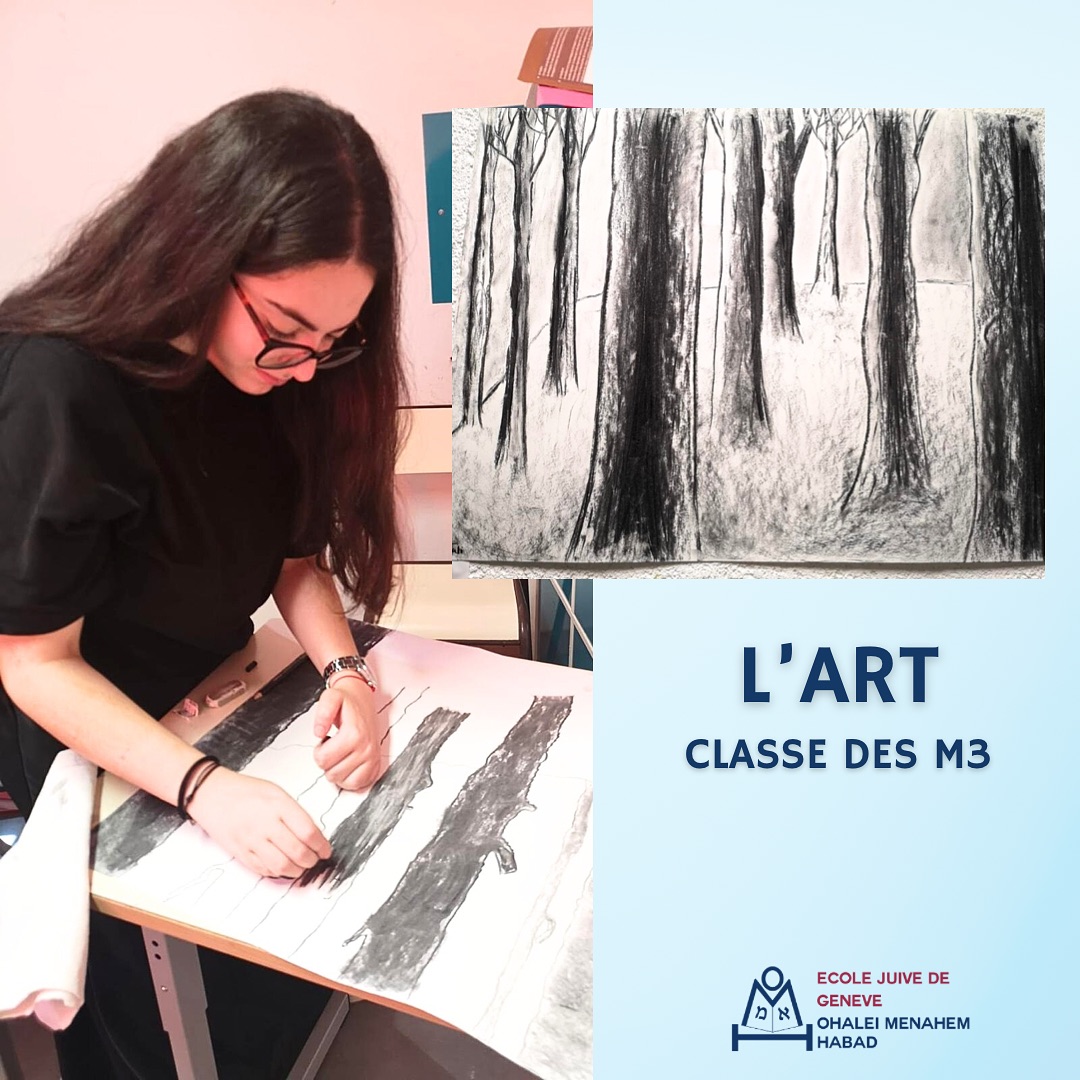 Les M3 se préparent assidûment à l’examen d’arts plastiques de la Maturité, en apprenant à maîtriser histoire de l’art et différents médiums.
#artsplastiques #maturitesuisse #ecolejuivedegeneve #ecolehabad #jewishschoolofgeneva #ecolejuive #jewisheducation