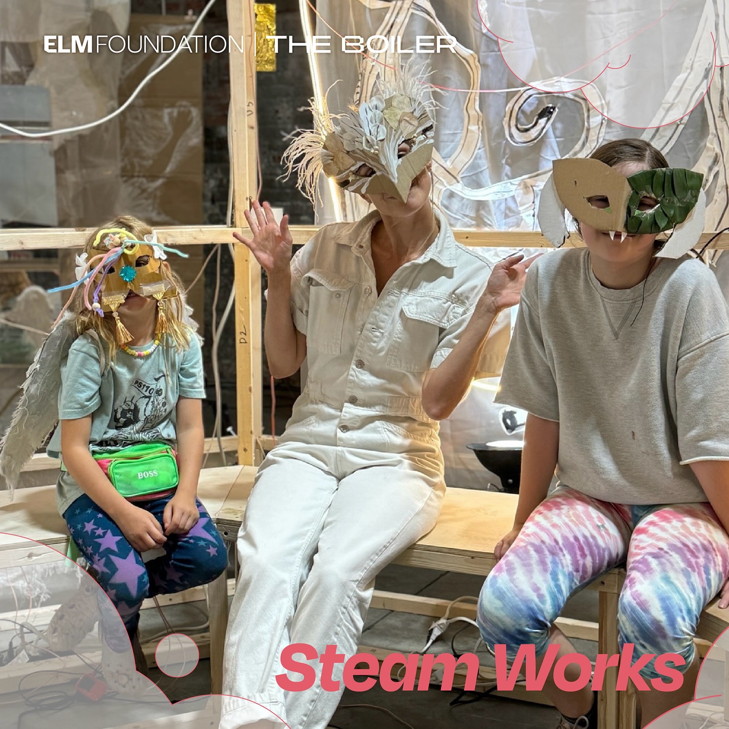 A look at our fantastical mask making session!
A BIG thank you to all who came out and to @meaghan_elyse
for leading an amazing Steam Works workshop!
#elmfoundation #aspacetogathersteam #arteducation #brooklynart #greenpoint #community #communityart #nonprofit #mentorship #art #freecourses #studentwork #freeevent #artdemo #williamsburg #instillationart #steamworks #kidsworkshop #FREE #lighthouseofmoth