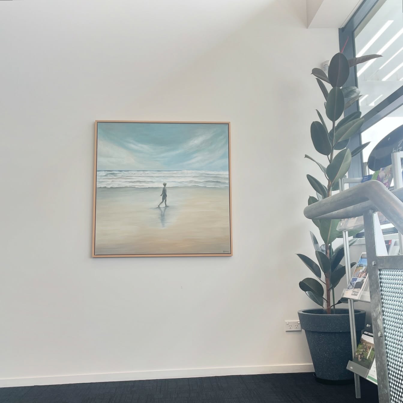 Crazy school holiday juggling but managed to drop ‘boy on the beach’ down at @shared_nz for our next collaborative showing.