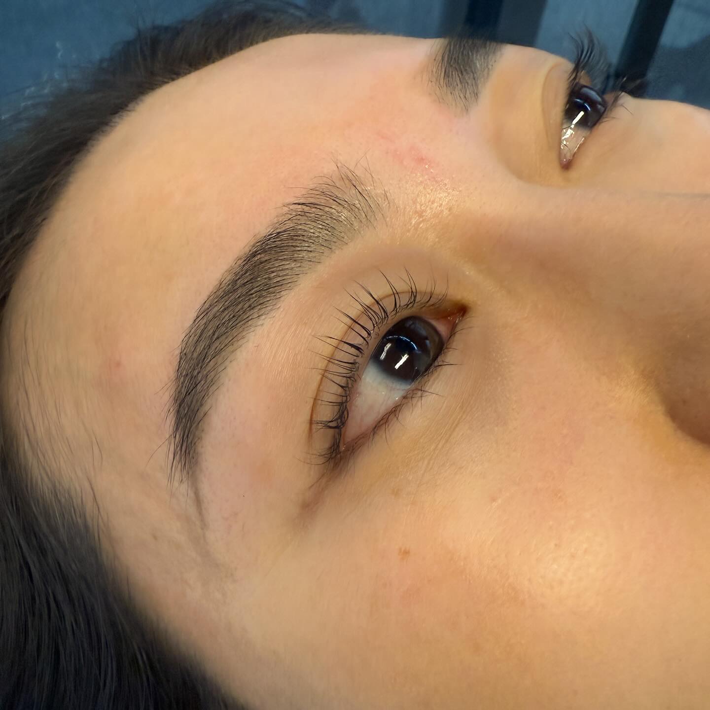 Before and after ❀ add Brow wax + Tint to your Lash service
It was her first time for both services 😊