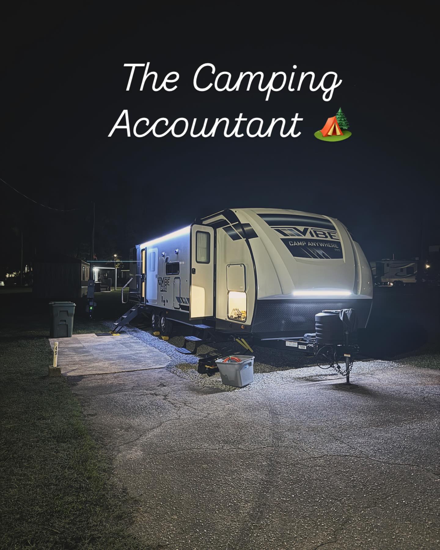 Wondering if I should rebrand as The Camping Accountant? 🤔🤔😂😂