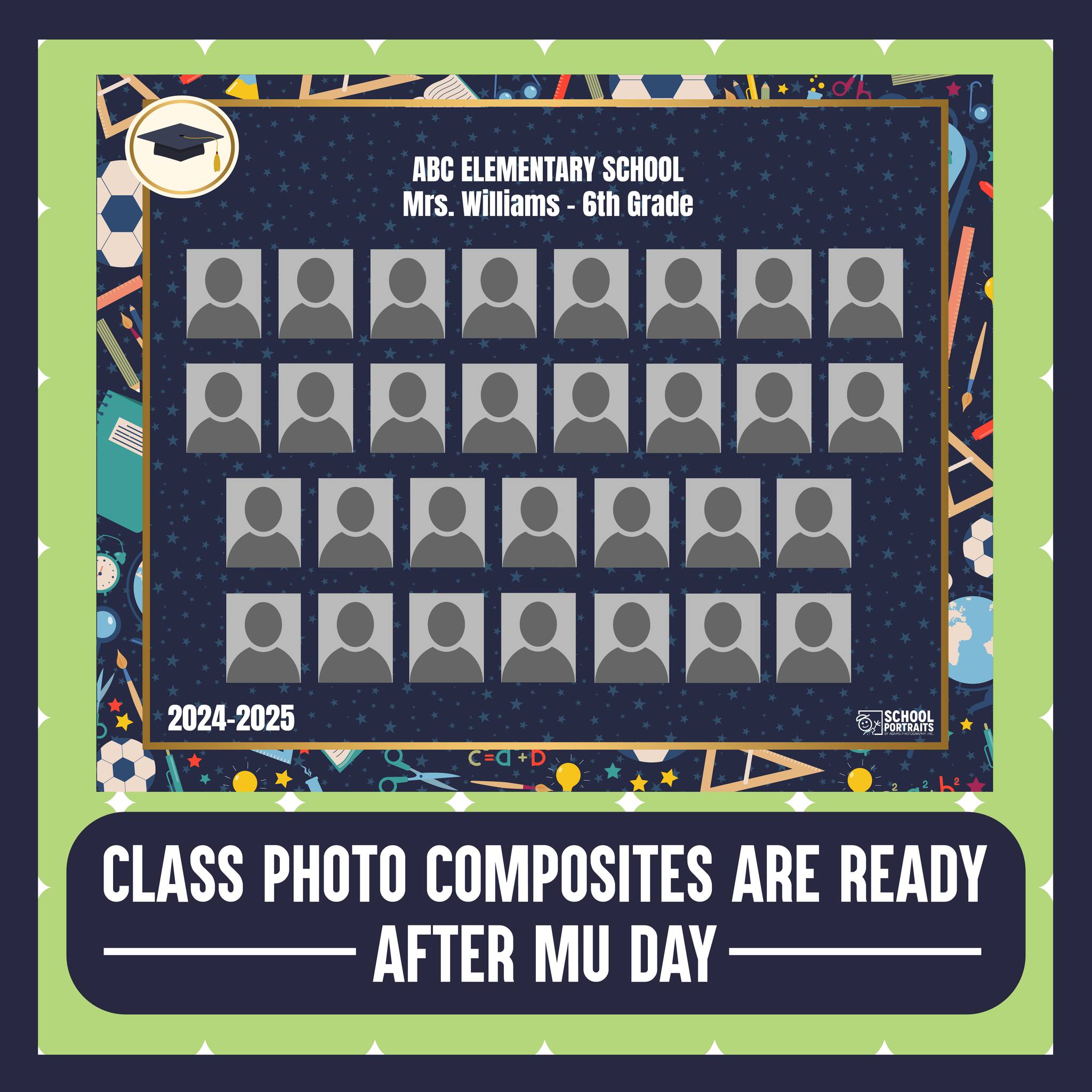 No need to worry, we didn’t forget the class photo! Class photos are delivered at a later date. Just sit tight while we finish these up and we’ll send them out as soon as we can. :)
#spap #schoolportraits #classphoto #memories #pictureday