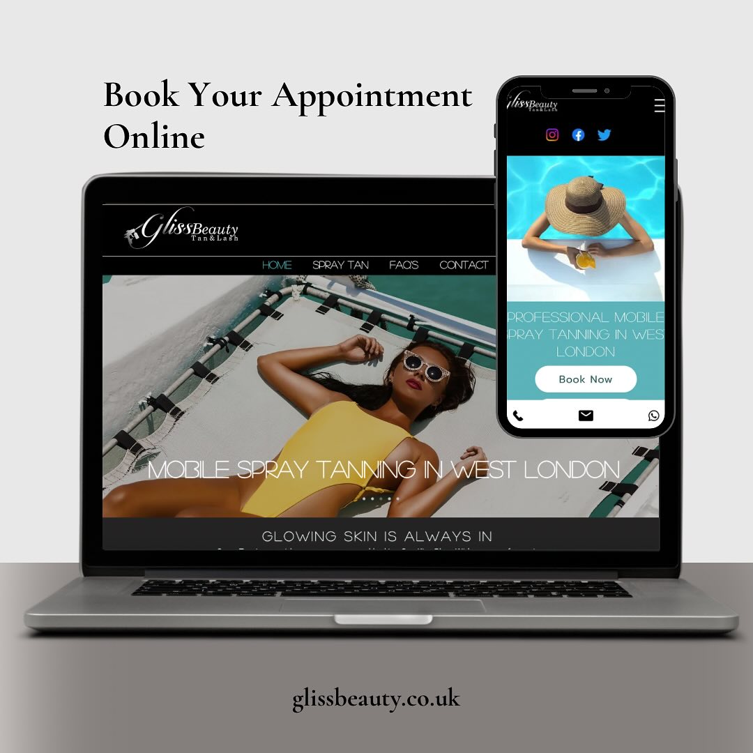 π
Say goodbye to waiting in line and hello to convenience!
.
.
.
.
.
.
.
.
π Get your glow on with Gliss Beauty online booking service!
ππΌ We're thrilled to announce that you can book your spray tan appointment online with us, anytime, anywhere! πβ¨
π² With our user-friendly online diary, you have 24/7 access to our booking system. No more hassle of calling
β simply hop onto our website and secure your spot in just a few clicks! β°π»
ππ» Whether you're prepping for a special occasion, a vacation, or simply want to treat yourself to a gorgeous sun-kissed look, our spray tans will have you feeling like a bronzed goddess! π΄β¨
π Our team of skilled and friendly technicians are ready to give you that flawless, natural-looking tan you've been dreaming of. We use only the highest quality products to ensure a streak-free, long-lasting result that will leave you feeling confident and radiant! ππΌββοΈπ«
π» Booking online is a breeze! Simply visit our website, choose your preferred date and time, and voila β your appointment is secured! Plus, you can easily reschedule or cancel if your plans change β we've got you covered! ππΌ
π Don't miss out on the convenience and flexibility of booking your spray tan appointment online with Gliss Beauty. Get that sun-kissed glow you've been craving and feel fabulous all year round! βοΈππ»
ππΌ Visit our website now and book your appointment today:
https://www.glissbeauty.co.uk/spray-tan
#GlissBeauty #SprayTan #OnlineBooking #Convenience #GlowOn