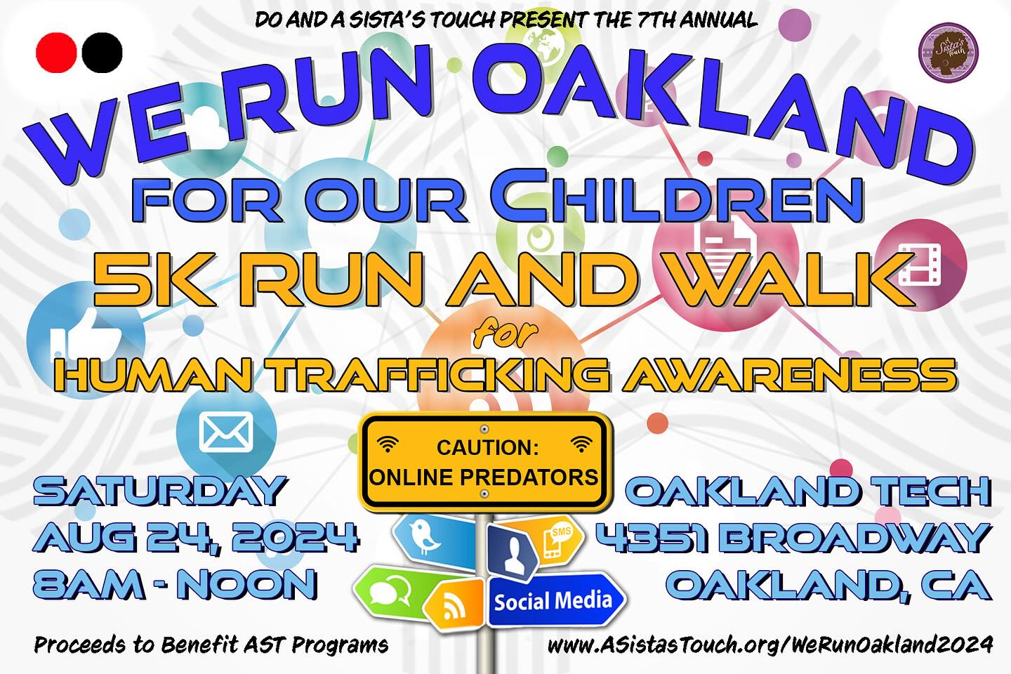 Register is open!! https://runsignup.com/Race/CA/Oakland/WeRunOakland