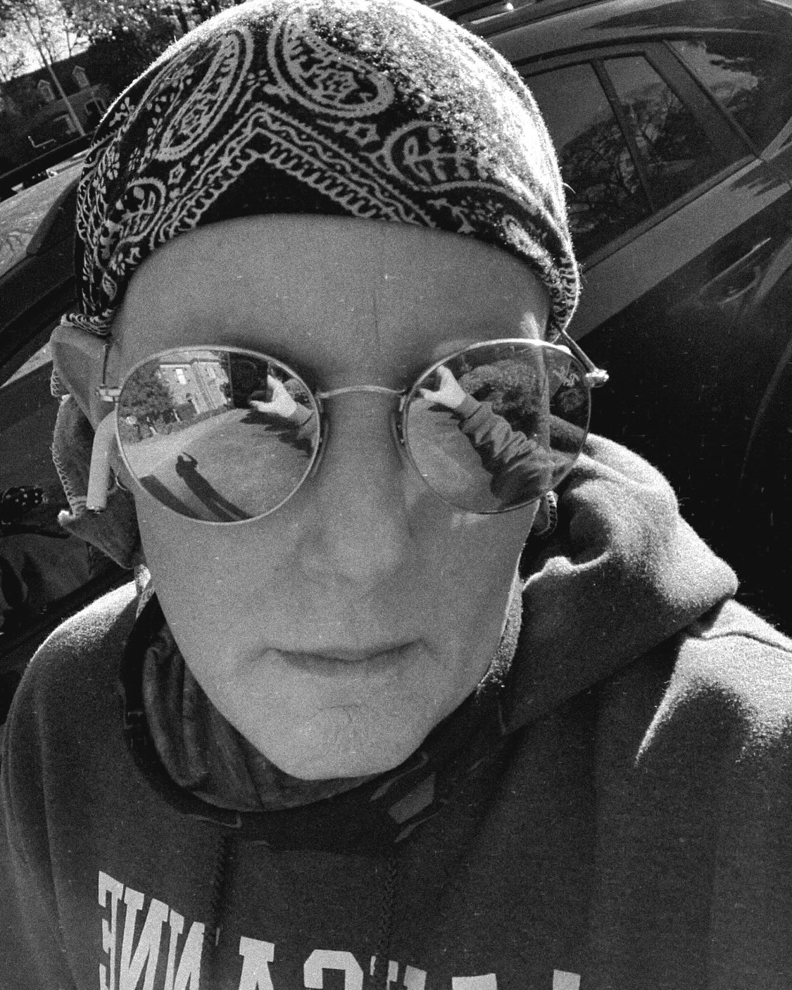 This is my post running, don't F with me face!! Trying to find my "cool" self! #badass #nationalcancersurvivorsday #tnbcsurvivor