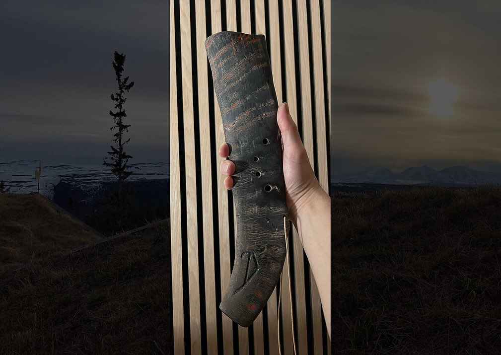 Horns up🤘🏻 We just shipped this handmade bukkehorn to Sweden via our band shop fullspeedornothing.com 🔥
Unique Key Features:
Horn instrument tuned in F# minor with a powerful and soulful tone. The horn’s narrow shape helps to hold the tone for a long time and vary the blowing strength in the scale. The intonation makes the horn suitable for studio use and concerts. The finger holes are placed so close to each other on this horn that it is easy to play even for beginners who may prefer a medium-sized finger grip when practicing. The most unique feature of this horn is the clear tone that is maintained all the way up to the high note registers.
Background and purpose
Songwriter for Tales of Dhvaras, Kyrre Riksen, has until now made Norwegian bukkehorns for the band’s own recordings, but wants as many others as possible to have the opportunity to try this melancholic instrument that has enchanted most cultures for thousands of years. Access to horns from goats can be time-consuming and expensive, but experience has shown that the technique and tone can be just as good with horns from other animals such as buffalo and bull. The purpose of the handmade horn instruments from Tales of Dhvaras is playability and tone. Most of the time in the craft is spent on tuning and adjusting by regulating the length of the horn, the size of the finger holes and not least the shape and size of the mouthpiece.
#talesofdhvaras #norwegianmetal #bukkehorn #connectingthepastwiththepresent