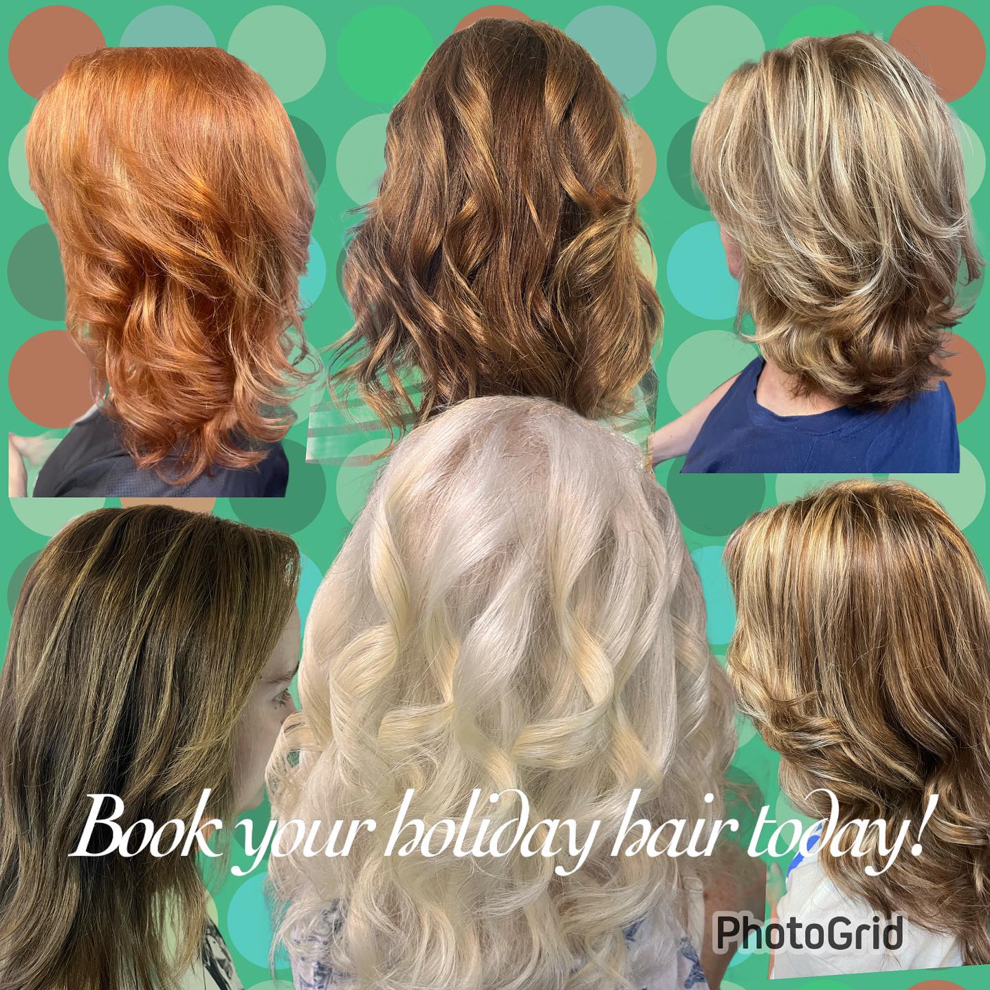 Reminder: Get on the books now for holiday hair before it’s too late!