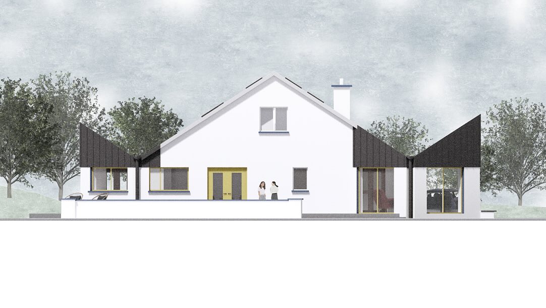Here are some renders of an extension to a house we’re working on in south Donegal.
Our clients came to us seeking an extension that would rejuvenate their home, and make better use of the light and space afforded to them.
We have extended the kitchen and added a snug, which together allow much more flexibility and make the house better suited to a busy family life.
Check out more like this on our website at www.allanarc.com.
.
.
.
.
#architecture #extension #renovation #donegal #architectureireland #riai #discoverireland #wildatlanticway