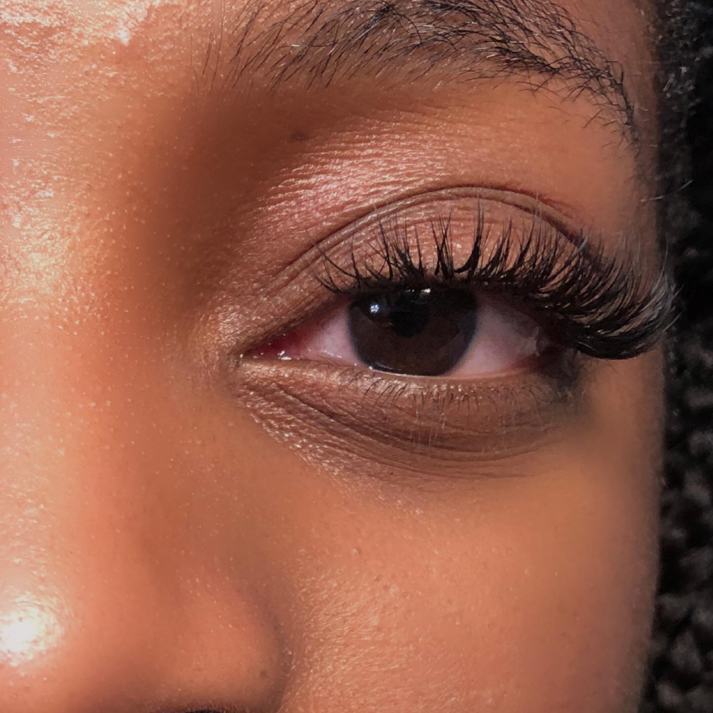 Hybrid lash extension set by OMG LASH BAR