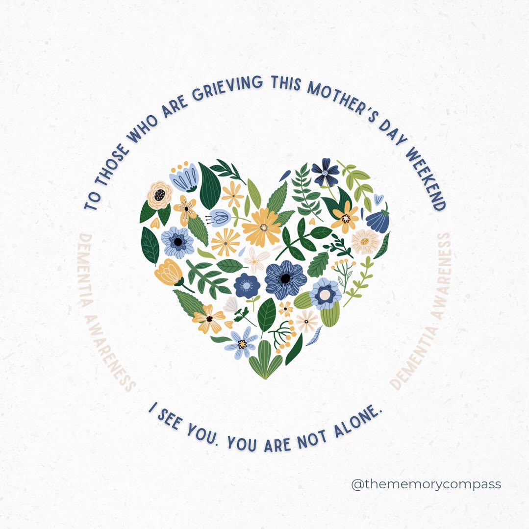 My clients, past clients, friends and my own family have been heavy on my heart today. Holidays are not easy.
I have so many clients who have lost their mom in the past few years and others whose mom is there but not the version of the mom they thought they would be spending this day with.
My wish for you is that you are able to give yourself permission to feel whatever you need to feel and not mask it because it makes others uncomfortable. My wish is for you to also find moments that make you smile.
#dementiacaregiver #sandwichgeneration #dementia #alzheimers #alzheimersawareness #ftd #frontotemporaldementia #lewybodydementia #millenialcaregiver #earlyonsetalzheimers #memorycare #familycaregiversupport #caregiversupport #seniorlivingcommunity #vasculardementia #mothersday #dementiaawareness #slp #medslp