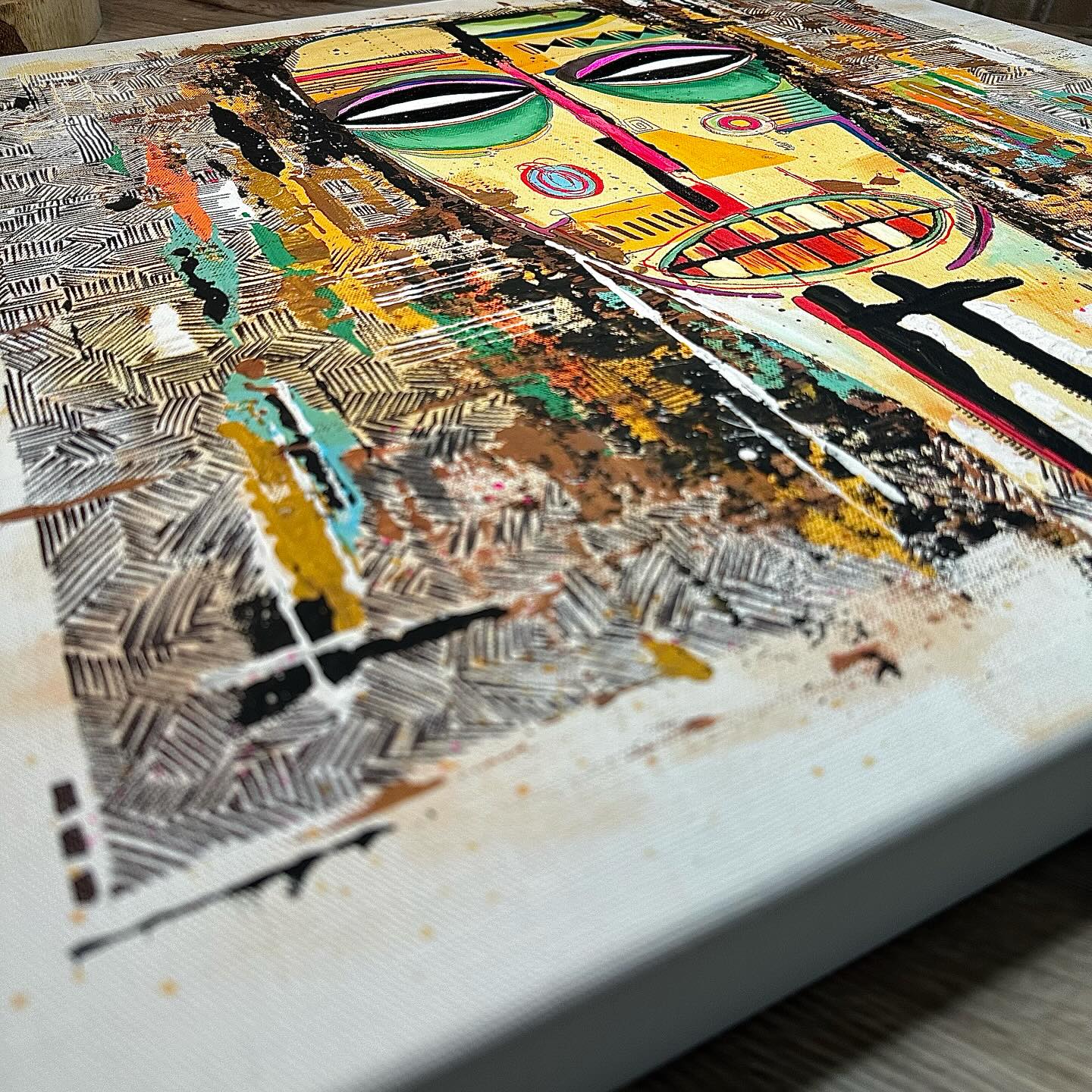 African Inspired Collection
No. 2
60x60 cm
#hamataartistry
#africanart