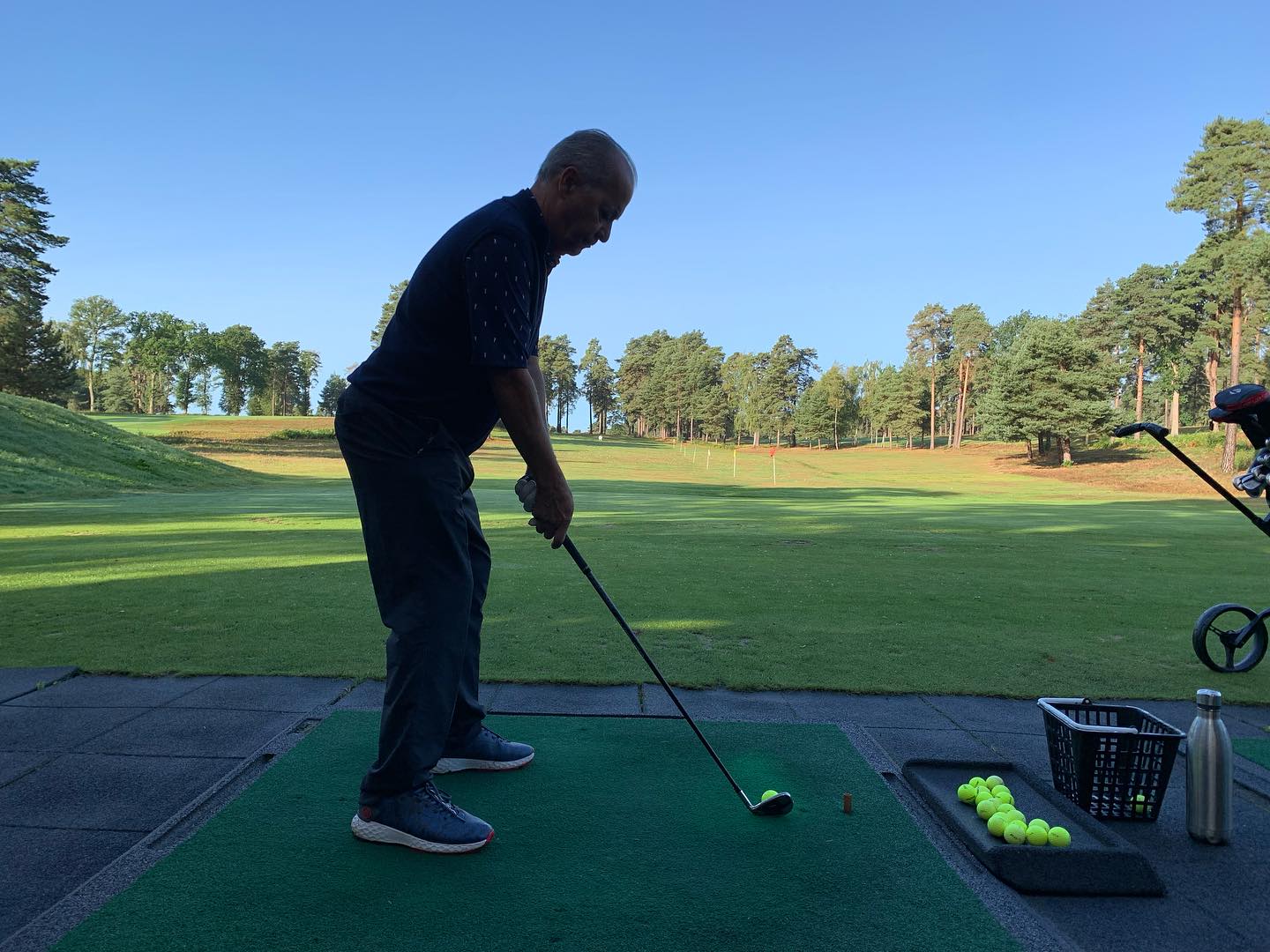 What storm? The morning after 40mm of rain and yet a perfect day for getting better @worplesdongolfclub