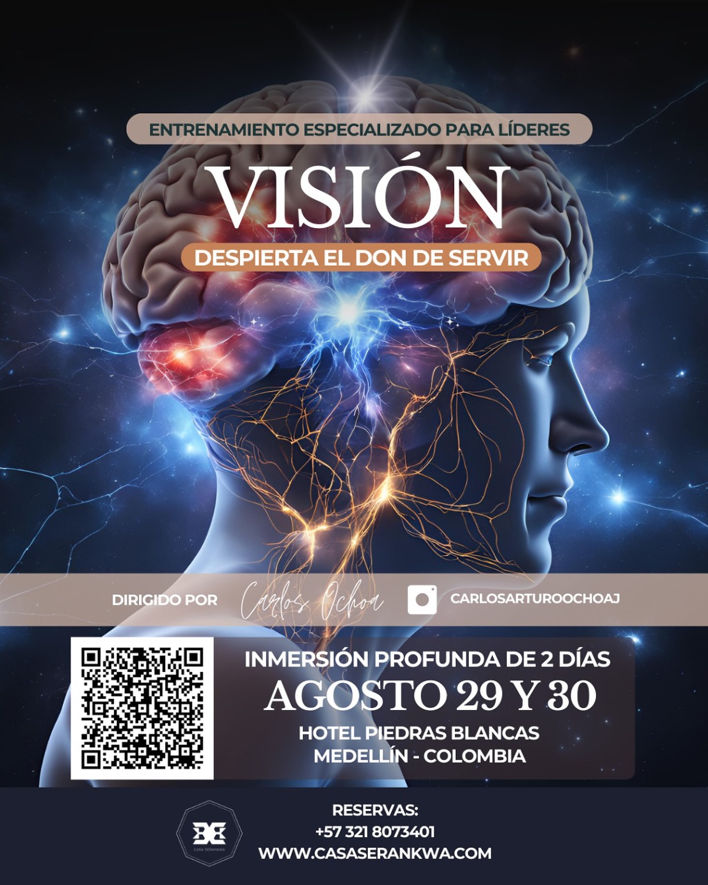Quiero invitarlos en esta nueva línea de trabajo de VISIÓN, un fruto maduro de mi experiencia y corazón acompañando empresas. En esta ocasión: VISIÓN “Despierta el Don de Servir” es un entrenamiento especializado para empresarios y líderes, una inmersión intensiva de 2 días donde comprenderemos que liderar va más allá de procesos técnicos. El real líder es quien acompaña a inspirar, crear y volver de cualquier labor una posibilidad expansiva y de aprendizaje constante para su equipo y la organización que acompaña. Un viaje que va del ego al poder real interior, que es lo que marca la diferencia en los modos de relación. Cordialmente invitados #empresas #liderazgoconsciente #nuevaorganizacion #culturaorganizacional #empresasconcientes #formaciónhumana #servicio
