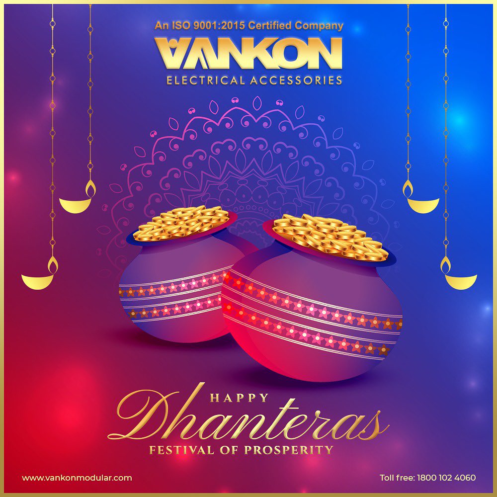 Vankon wishes you a very Happy Dhanteras!
.
.
.
.
.
.
#vankon #vankonmodular #switches #lighting #cables #switchgears #LED #homeautomation #electricalaccessories #modularswitches #modularswitchplates #electrical #lightingideas #lightingsolutions #makeinindia #madeinindia #vocalforlocal #supportlocal #proudlyindian #dhanteras #diwali2023 #festivaloflights #diwalicelebrations💥