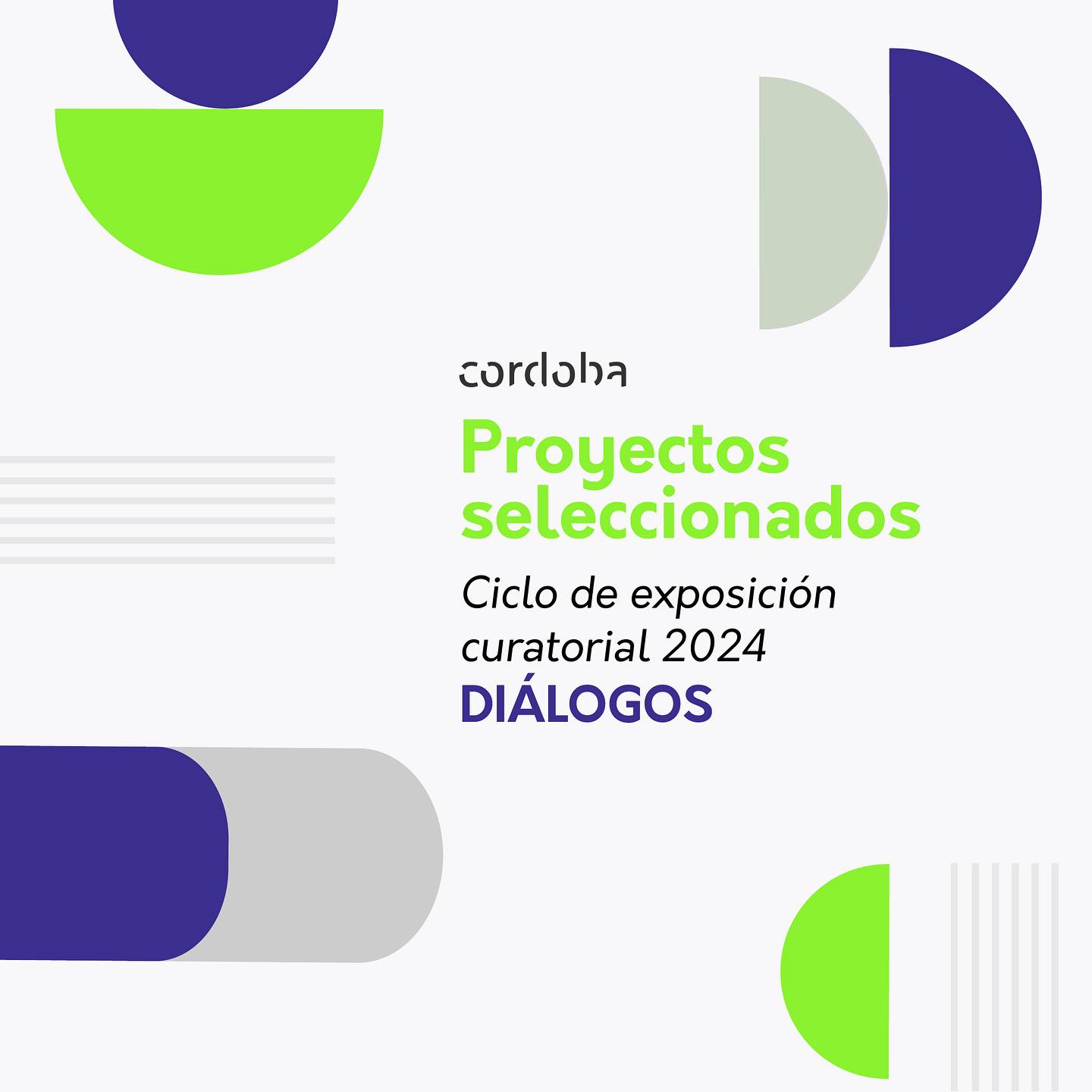 Nos complace anunciar a los proyectos seleccionados para el ciclo curatorial 2024 “DIÁLOGOS”
NO LE DIGAS AL ABUELO
@palounice
CONSTRUCCIÓN DE UNA CASA
@daniel.c.fernandez
@marcla59
JARDINES MODERNOS
@rod4c
IMPERMANENCIA EN MARTE
@holamanueldiaz
@marcelachao
Flash exhibition
PAVO REAL ALBINO
@michaelmersereau
@arrocito.pq
¡Muchas felicidades a todos los artistas seleccionados!
Agradecemos a toda la comunidad que postuló para esta convocatoria y esperamos verlos el próximo año en una nueva edición
Córdoba Lab