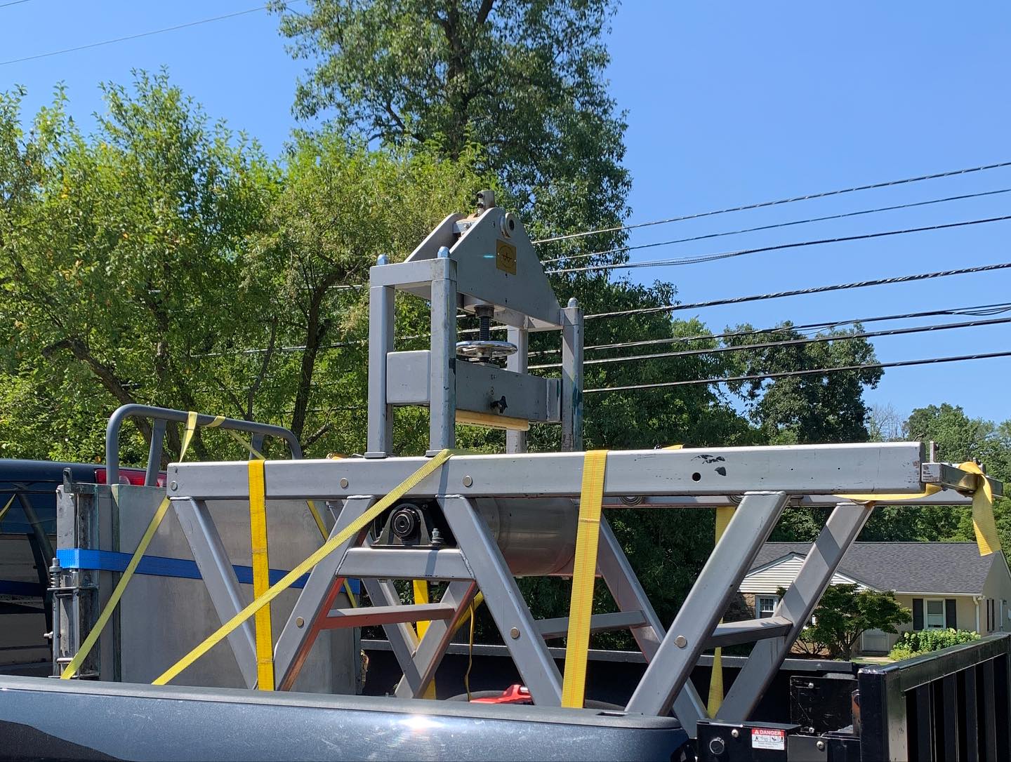 We’ve been running around the past week - first, we moved two 24” Charles Brand litho presses across a college campus down in Maryland into storage. They had to be fully disassembled and then reassembled to fit in the elevators. Then we ventured over to Uarts in Philly to help save a Takach litho press and a 30x50 Charles Brand etching press (we forgot to take a photo of) before the building closes down for good. They found a wonderful new home with alumni in West Chester. #starkpressco #pinklinepress #printnj #printingpress #etchingpress #lithopress #lithography #takachpress #charlesbrandpress #printmaking #printing #printer #print #pressmechanic #pressmoving #preservationthroughproduction #intaglio #reliefprint #litho