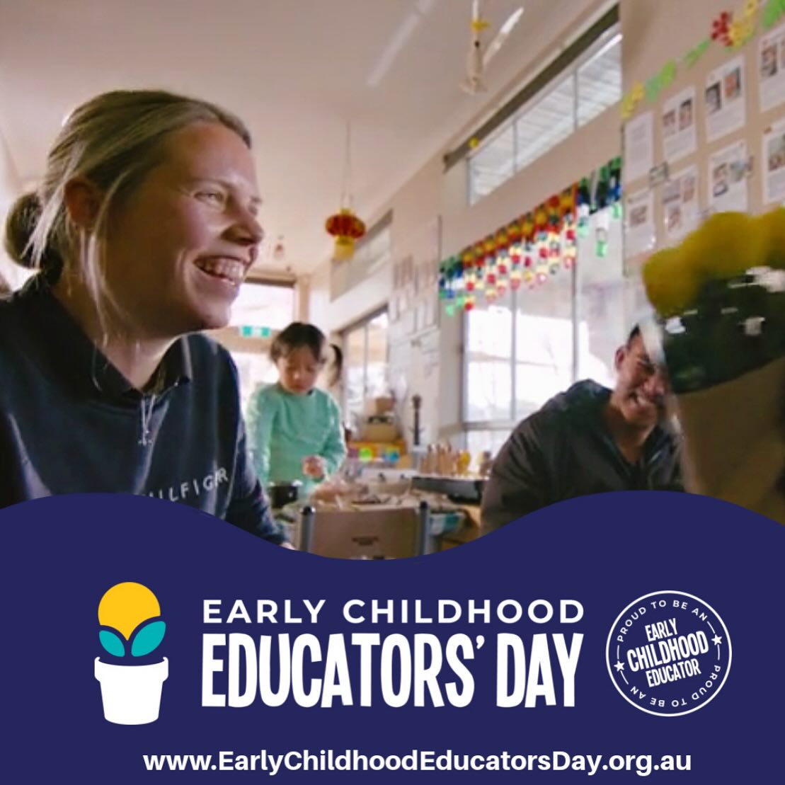 Wednesday 4th September is the day we shout out to our wonderful educators who shape little minds, spark curiosity & make learning FUN! Why not get involved and show your appreciation? To find out more visit www.EarlyChildhoodEducatorsDay.org.au.
#EarlyChildhoodEducatorsDay #ThankYouECEs #RockstarECEs
