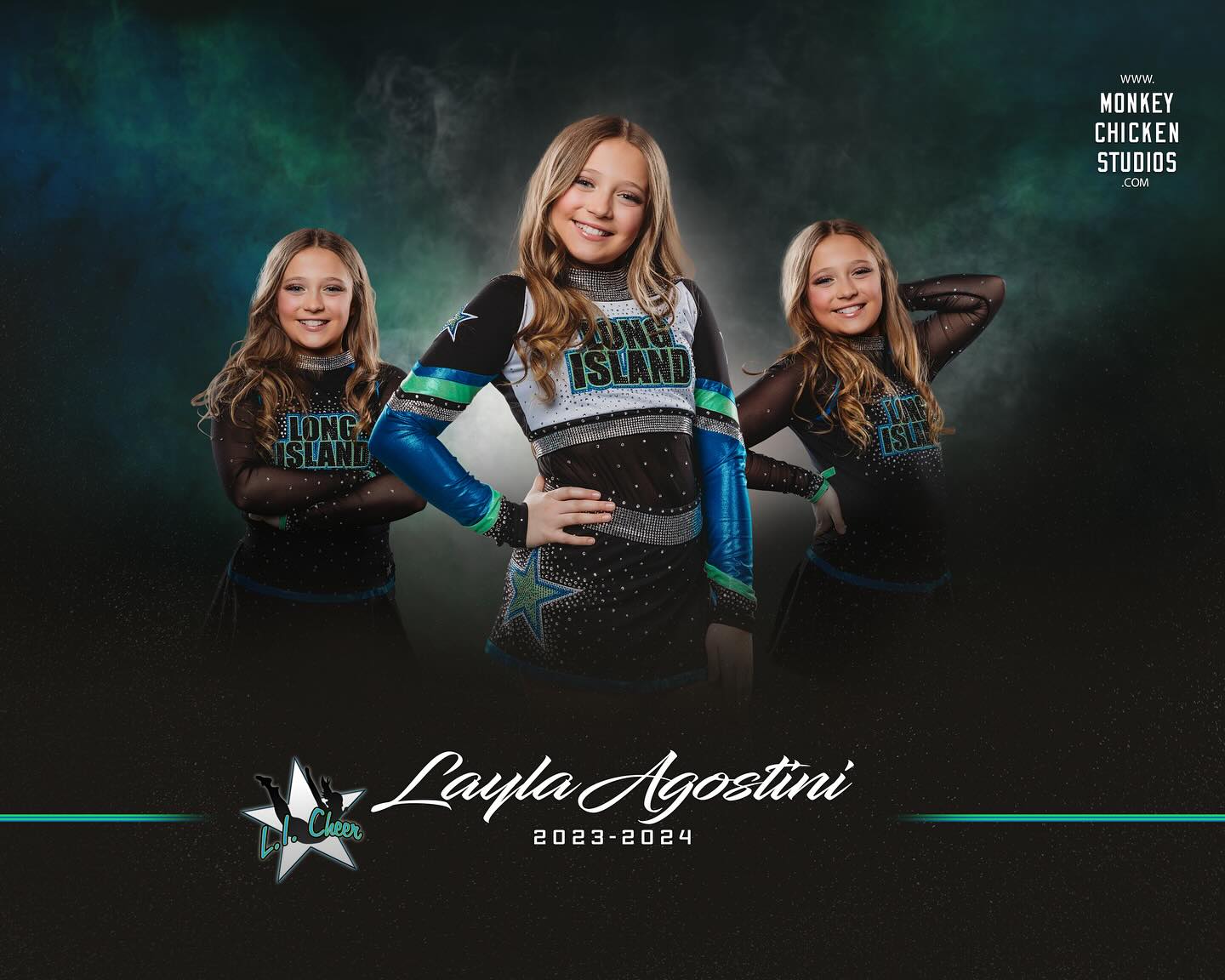 #Custom Triple Design for this #beauty! Created from the three #poses used during any of our Standard #League Sessions.
Contact us for more information.