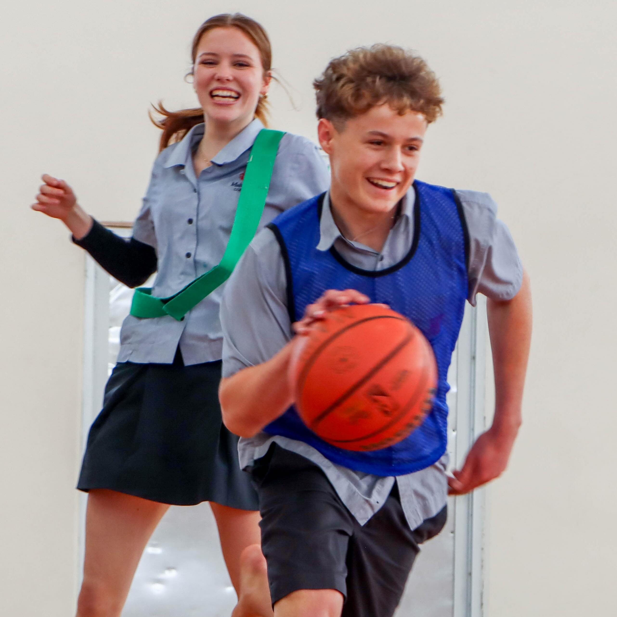 Congratulations Blue House! Winners of the Interhouse Basketball competition! #mahu #mahurangicollege