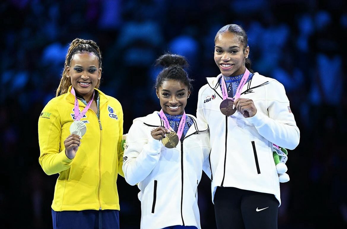 Wow. I’ve loved #gymnastics every since I was s little girl! Never thought I’d see the day Black women take the 1, 2, and 3 spot in the All Around Competition! Credit: NBCOlympics Page #allaroundcompetition #rebecaandrade #simonebiles #shilesejones #blackgirlmagic #blacktiktok #blackhistory