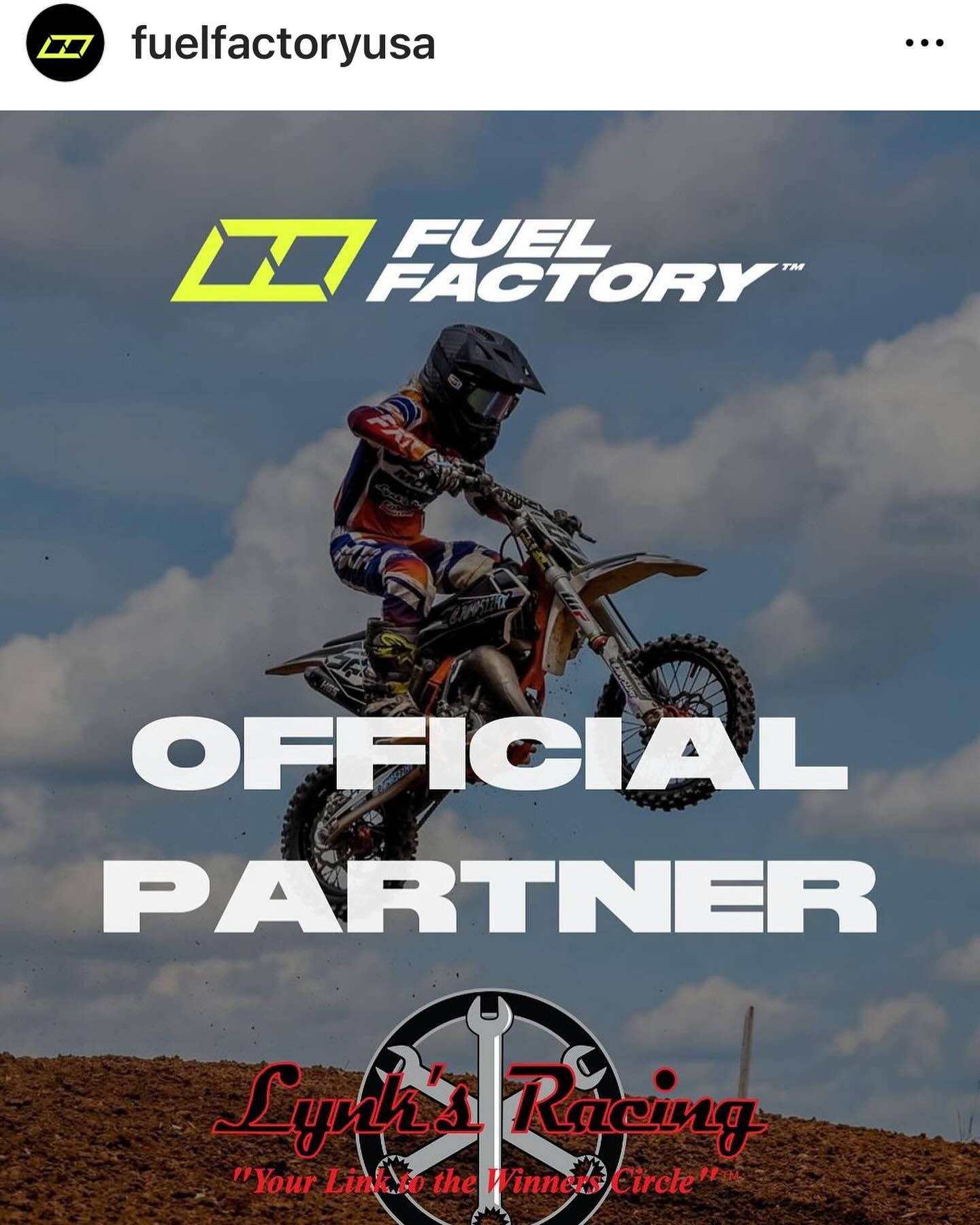 @fuelfactoryusa
We are excited to partner with a company that shares our passion and dedication to the sport. Looking forward to many years of successful results for our customers and riders.
#lynksrippers #mxracing #roadtolorettas #motocross #enginebuilder #racingseason #handtooled #racingfamily #fuelfactory #builtforspeed