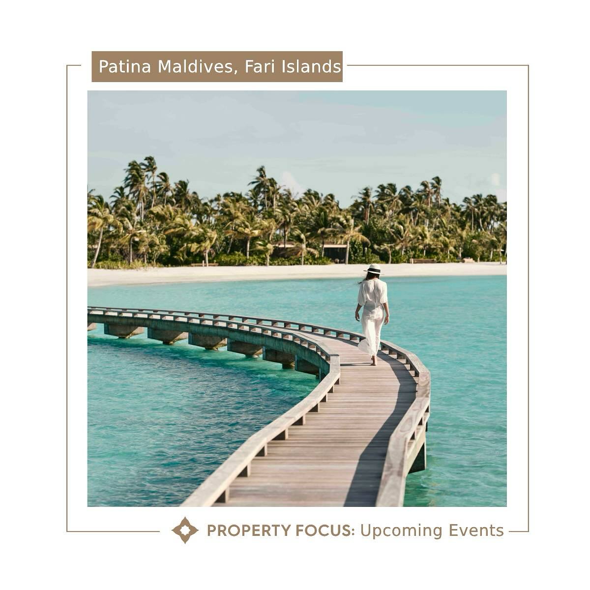 As we head towards summer, our travel specialists share 𝗪𝗵𝗮𝘁’𝘀 𝗛𝗼𝘁 𝗶𝗻 𝘁𝗵𝗲 𝗠𝗮𝗹𝗱𝗶𝘃𝗲𝘀 as a travel taster for guests to look forward to.
𝗣𝗿𝗼𝗽𝗲𝗿𝘁𝘆 𝗙𝗼𝗰𝘂𝘀: Patina Maldives, Upcoming Events
𝟮𝟲 𝗠𝗮𝗿𝗰𝗵 - 𝟮 𝗔𝗽𝗿𝗶𝗹: Lux Tennis Star coaching, Nicolas Almagro
𝟯𝟭 𝗠𝗮𝗿𝗰𝗵: Fari Marina Easter Festival
𝟵 𝗔𝗽𝗿𝗶𝗹: EID AL FITR Beach Buffet
𝟰 𝗝𝘂𝗹𝘆 - 𝟭𝟮 𝗔𝘂𝗴𝘂𝘀𝘁: Visionary artist, Sassan Behnam-Bakhtiar, exhibits ‘Life Energy’. Sales proceeds donated to fund local marine conservation.
For travel trade enquiries or to make a booking please contact: 𝗿𝗲𝘀𝗲𝗿𝘃𝗮𝘁𝗶𝗼𝗻𝘀@𝗽𝘂𝗿𝗲-𝗲𝘀𝗰𝗮𝗽𝗲𝘀.𝗰𝗼𝗺
@patinamaldives @sassanbehnambakhtiar #sassanbehnambakhtiar #PatinaMaldives #Easter #michelinstar #tennischampion #easterfestival #eidalfitr #maldives #luxurymaldives #leadersinluxury #pureescapes