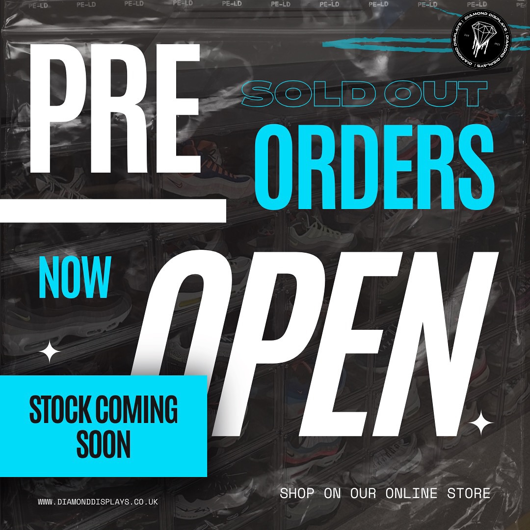Our display boxes are officially SOLD OUT! But don’t worry—pre-orders are now open for our next shipment. 🌟👟 get in quick… the first 10 pre-orders get 15% OFF! 🔥
Thank you everyone that has ordered and kept us going! 🙌🏻💎
#hypebeastkicks #thesolesupplier #offspringhqcommunity #snkrskickcheck #sneakerhead #footlockereu #sneakerreel #trendingreels #reeltrending #reeltime #reelsinstagram #reelitfeelit #smallbusiness #reelgood #reelsinsta #explore #reelsdaily #reelsinsta #instareels #reelsviral #reelstrending #reelstrend #reeltrends #sneakerevent #shoestorage #insock #displayboxes #preorder #preorders