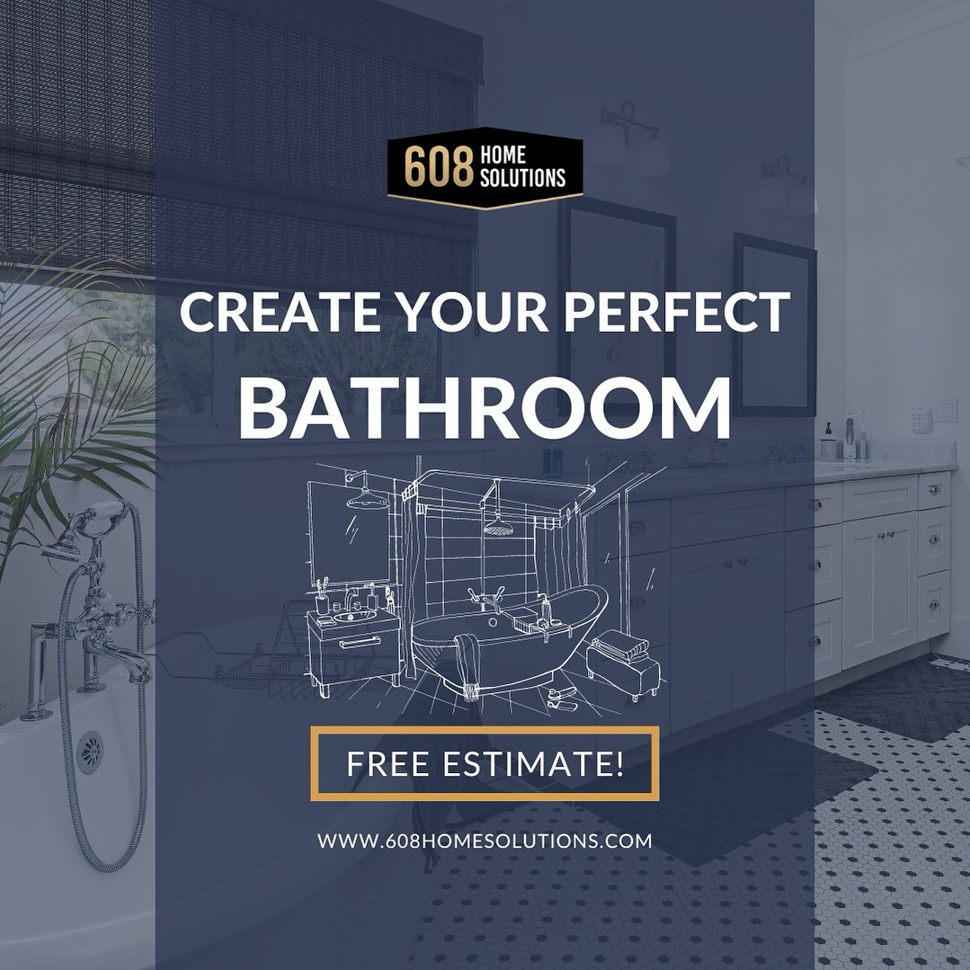Is your bathroom outdated? We can help! Our team specializes in transforming bathrooms with modern designs and timeless classics. Enjoy luxurious fixtures, beautiful tile work, and clever storage solutions. #MadisonWI #VeronaWI #FitchburgWI #MiddletonWI #WaunakeeWI