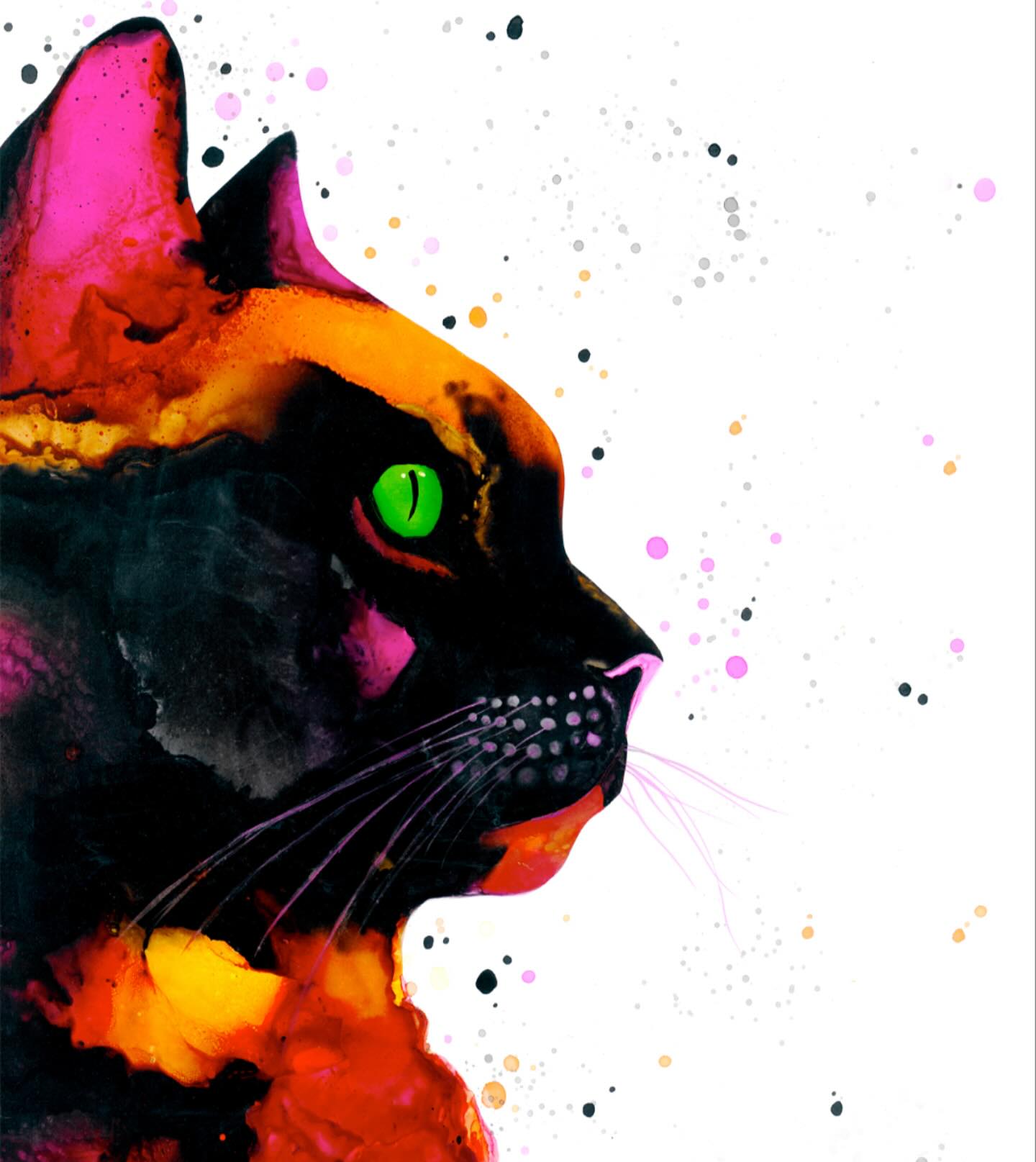 Jaffa the Calico Cat 🐈⬛🧡🩷
#katrinamansfieldartist #fluidart #painting #alcoholink #picastudios #animalinks #color #animalsofinstagram #yupopaper #cat #pinatainks #rangerink #yorkshire #freelance #creative #art #messinessishappiness #ink #nature #wildlife #artist #supportsmallbusiness #originalart #independentartist #yorkopenstudios #fabricationcrafts #artandsoulhub #onlineartsales #yorkriverartmarket #calicocat
