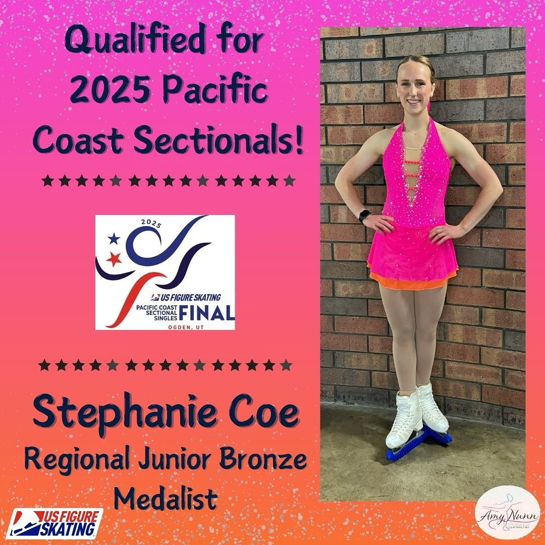 Congratulations Stephanie on qualifying for the 2025 Pacific Coast Sectionals for the second year in a row!🏅🤩 Your grit and perseverance have helped you progress even through adversity. I can’t wait to cheer you on in Utah! ⛸️Here’s to altitude training 💪🏻🗻
#Sectionals2025 #SecondYearStrong #ProudOfYou #HardWorkPaysOff #usfigureskating #edeaskates #figureskating #figureskate #figureskater