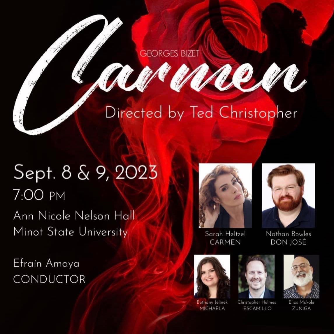 TONIGHT! I am so excited to present my first full Don José in @westernplainsopera ‘s fabulous production of Carmen. It is such a challenging and rewarding show to be in, and I am having a blast with my amazing colleagues. Not one to miss!