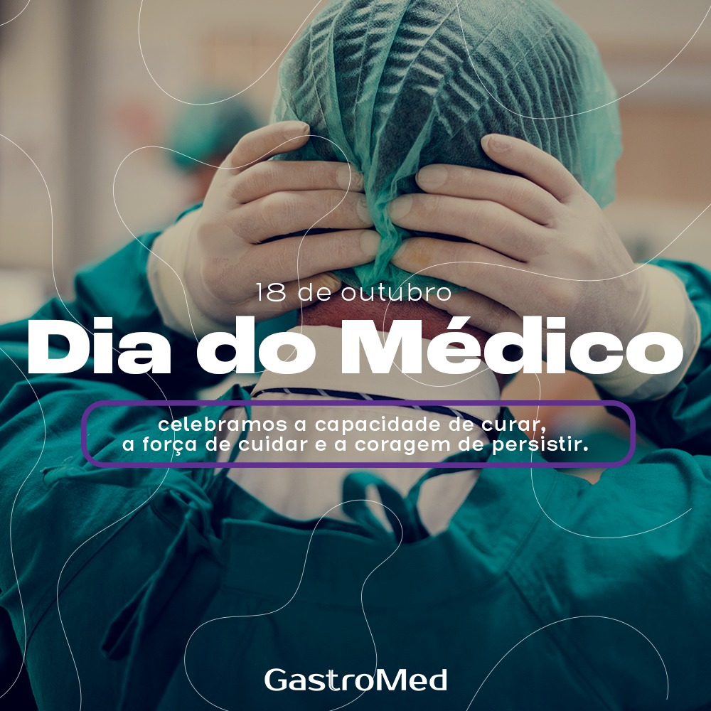No Dia do Médico, a Gastromed se orgulha de ter uma equipe de profissionais incríveis que se dedicam a cuidar da sua saúde digestiva. São médicos comprometidos, cuja paixão é proporcionar a você a melhor qualidade de vida.
Para todos que fazem da medicina uma fonte de esperança e cura, desejamos um Dia do Médico repleto de felicidade e agradecimento. Obrigado por tornar o mundo um lugar melhor com seu compromisso e dedicação.