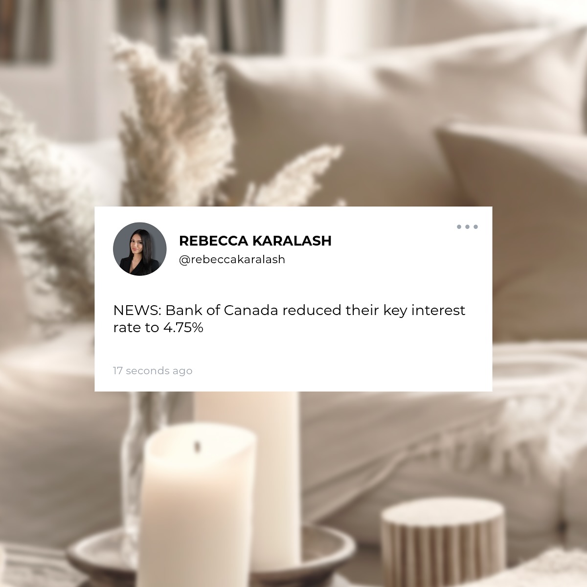 On June 5th the Bank of Canada announced that it would be cutting its overnight lending rate to 4.75% 💥
This is the first interest rate adjustment since July of 2023!
As a result of this adjustment, homeowners in a variable rate mortgage may see more of their money going towards the principal of their mortgage and less towards interest. Those that are looking to obtain a mortgage or refinance may see lower rates due to this decrease.
The next rate announcement has been set for July 24th, 2024.
Hit the follow button to be kept informed on future rate changes 👌🏼
If you’re looking to buy or sell, I would love to help!
Rebecca Karalash | Realtor®
📱 204-688-6406
🌍 www.rebeccakaralash.com
.
.
.
#winnipeg #winnipegrealtor #winnipegrealtor® #winnipegrealestate #closing #realtor® #realestateagent #winnipegrealestateagent #homebuyingtips #firsttimehomebuyer #buyers #interestrates #bankofcanada