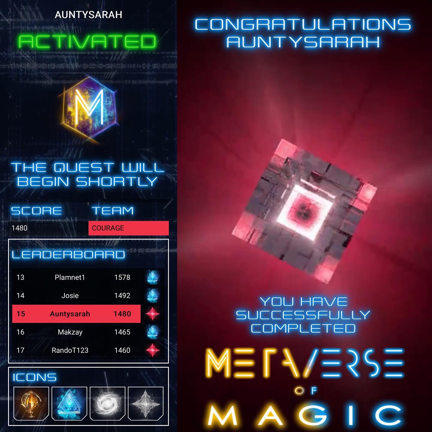 If you like tech or games see @metaverseofmagic at @atqpac closes on Sunday! Hurry! Thanks for bringing such delight to BNE @suzanne9681968 ♥️🥳