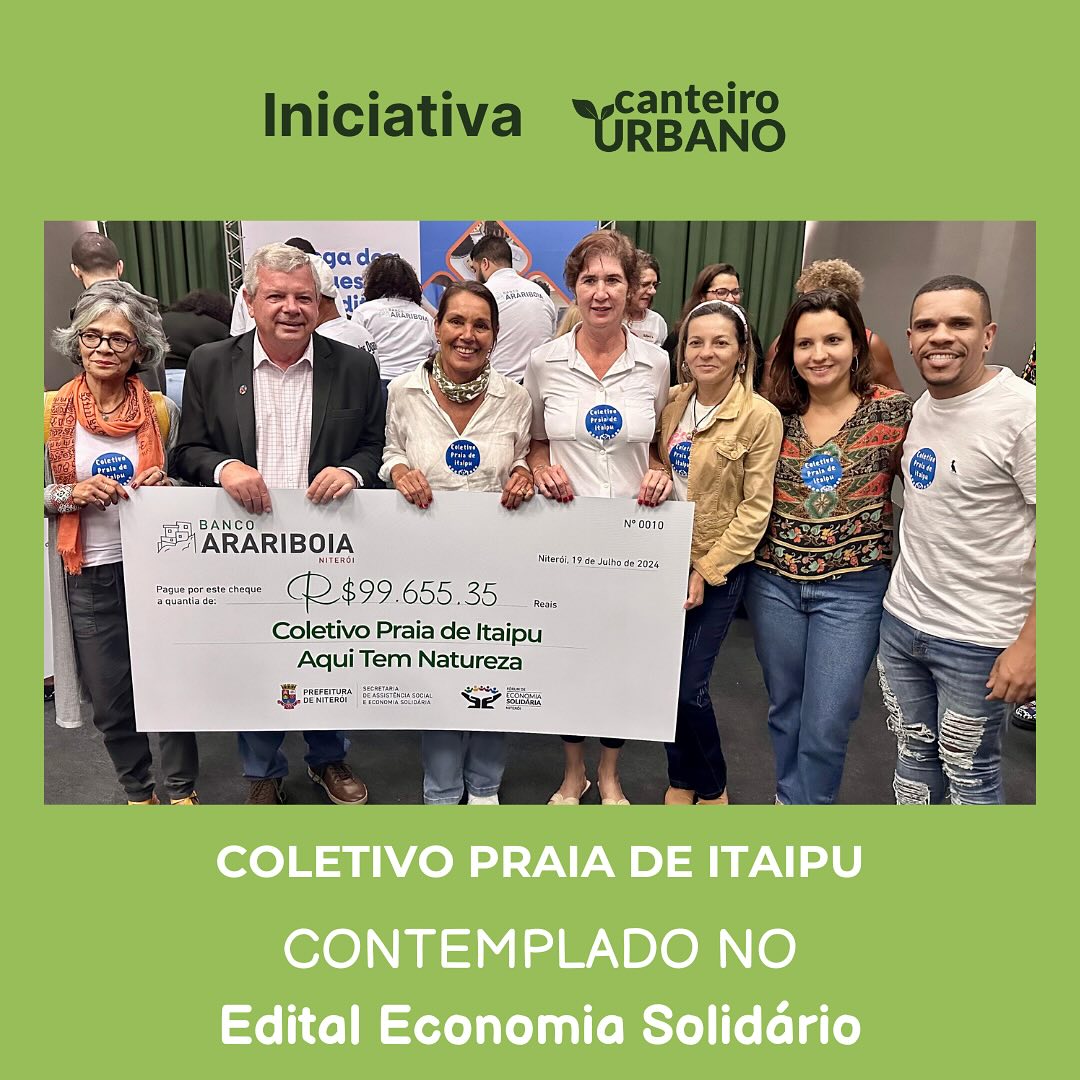 Comemorarmos a conquista do trabalho do Coletovo Praia de Itaipú com o projeto “Aqui tem Natureza”, contemplado no Edital da Economia Solidária 2024. Parabéns a todos desta equipe que acredita numa nova Economia e numa forma mais leve e divertida de Ser. Juntos, no coletivo, realizamos mais e com mais propósitos.
Parabéns mil Vezes
#niteroisustentavel #economiasolidaria #edital #coletivopraiadeitaipu