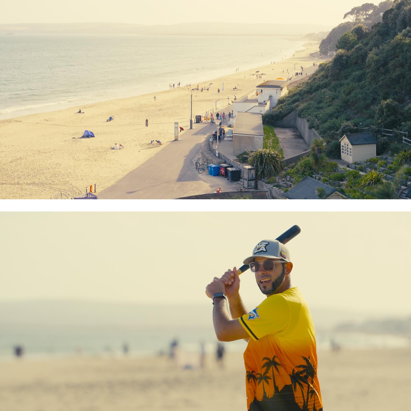 Beautiful to shoot down at Bournemouth beach for the opening scene of our new doc ‘Viva la Bears’. Documentary filmmaking becomes a dream job when working with amazing people and their lovely families. Thanks @imjoselopez17 and @bournemouthbaseballclub #bournemouth #filmmaking #documentary