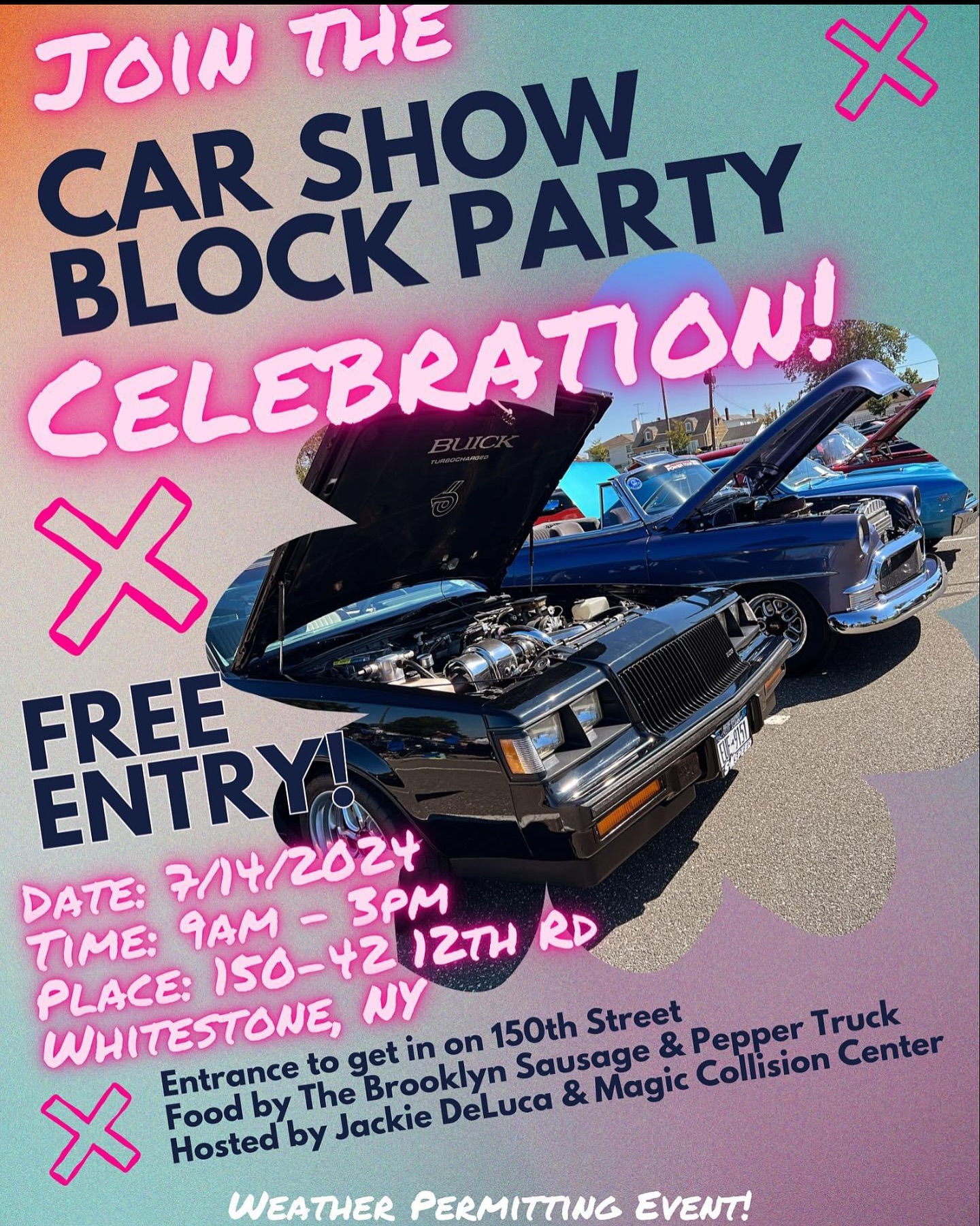 14 days away. Bring your car or just come hang out.