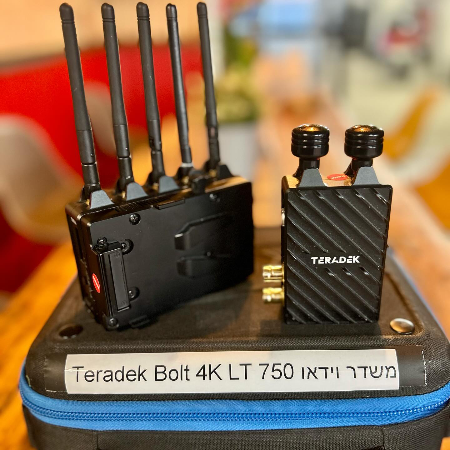 התחדשנו במשדרים ומקלטים אלחוטיים Teradek BOLT 4K LT 750