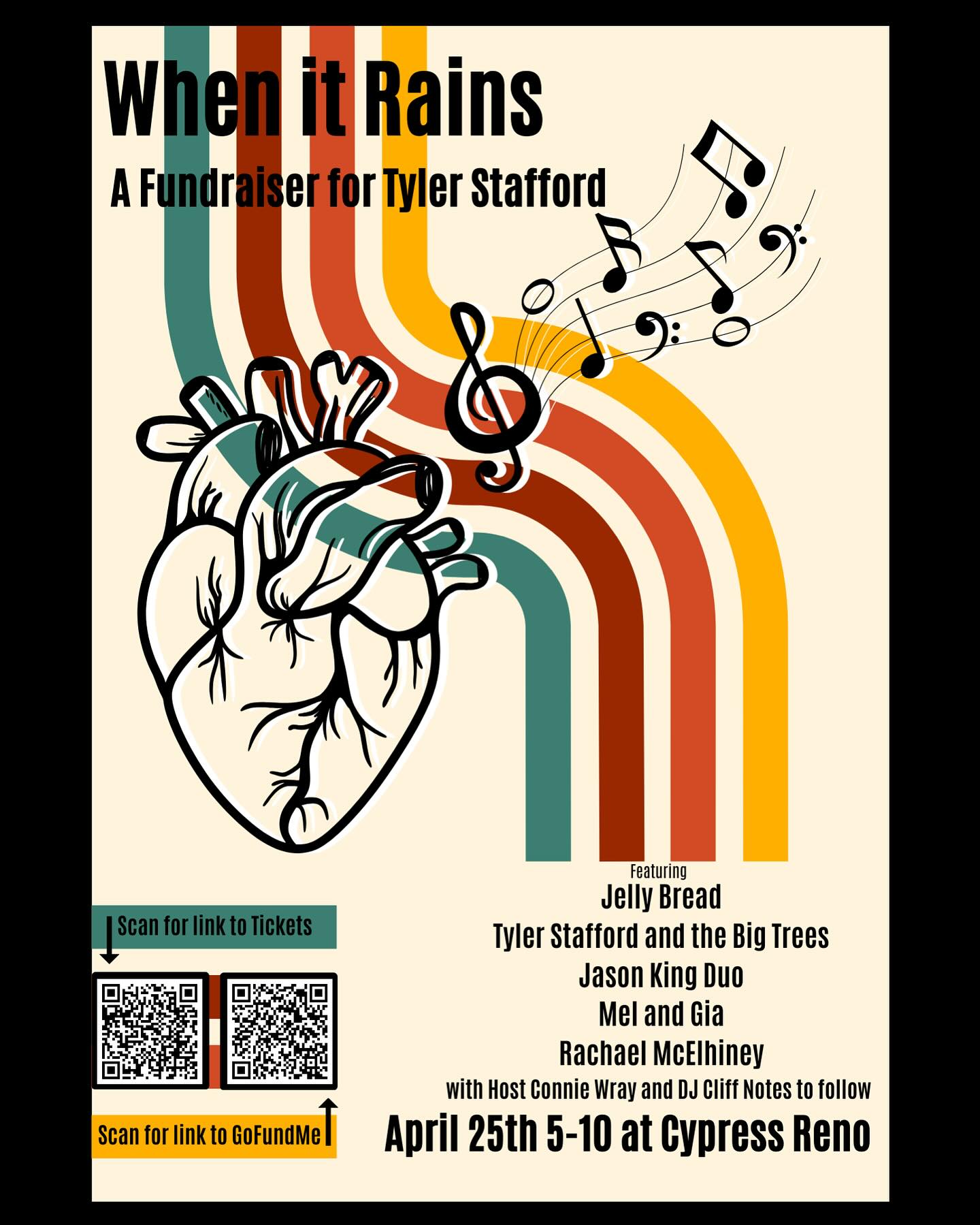 We’re one week out from our fundraising show and I am blown away by how much love this community has shown me and my family. From the venue/artists to the donators/volunteers it’s been an emotional roller coaster that I’ll be forever grateful for. Along with getting the show all together, I’ve still been in the thick of the medical world with all the tests and scans still in waiting and a plan forward somewhat up in the air. Overall my physical state is feeling much better although my energy levels fluctuate day to day depending on what I’ve got to get done. I’m really looking forward to next Thursday as a little break and reason to celebrate with my amazing friends/family and all my favorite music lovers. Hope to see you there! Like and share if you can and don’t forget you can find the ticket link and link to the gofundme page in the profile. Thank you!